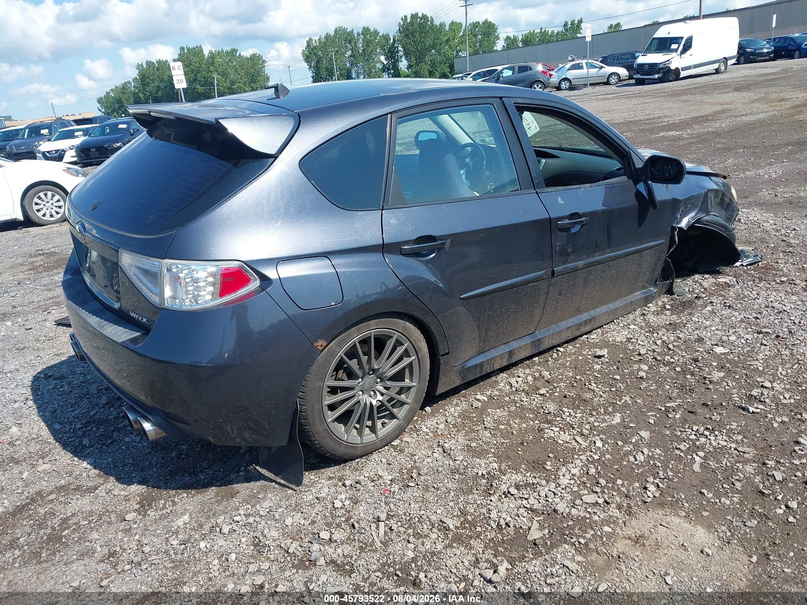 2013 Subaru Impreza Wrx Premium Gray vin: JF1GR7E63DG832851