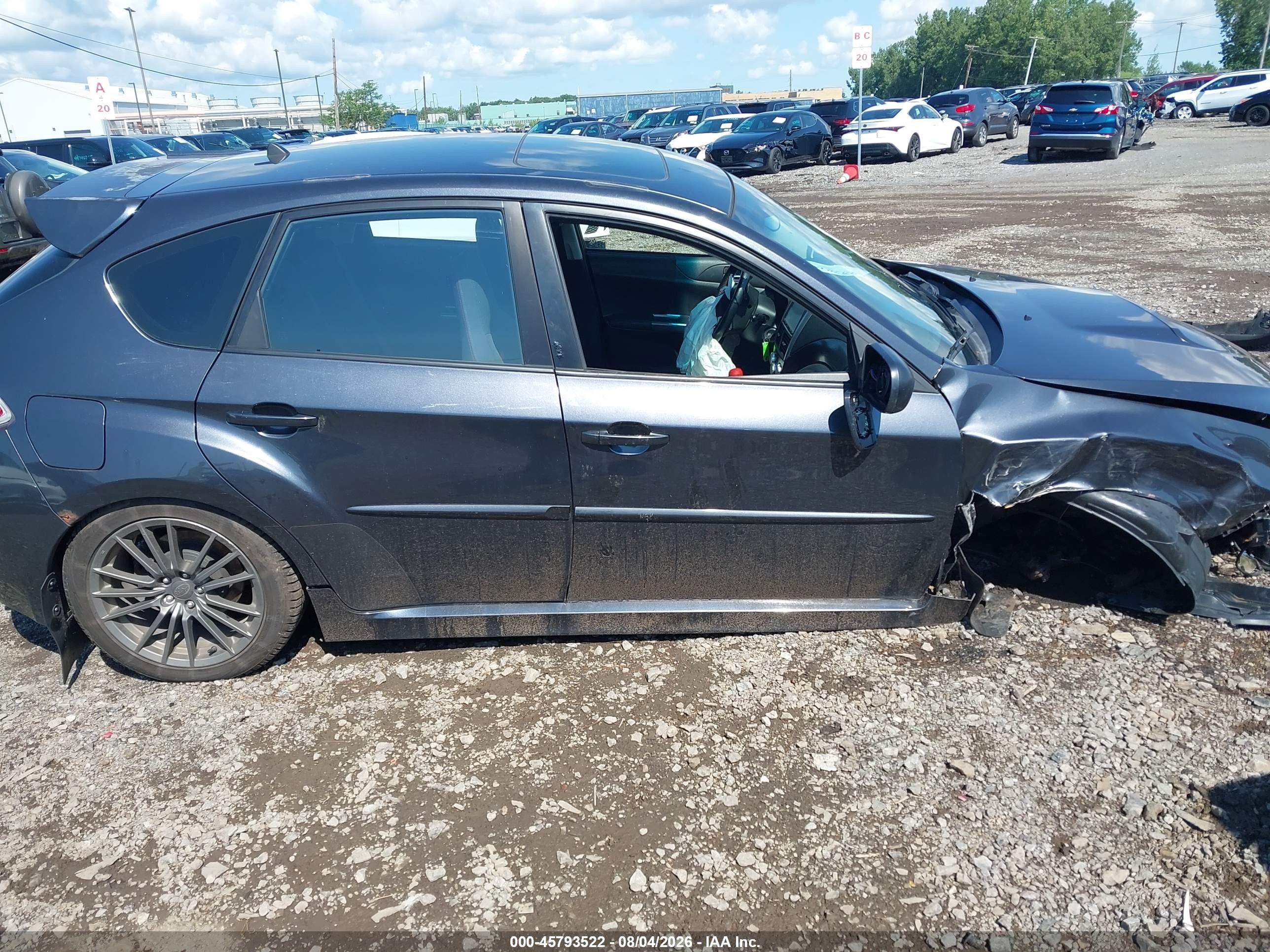 2013 Subaru Impreza Wrx Premium Gray vin: JF1GR7E63DG832851