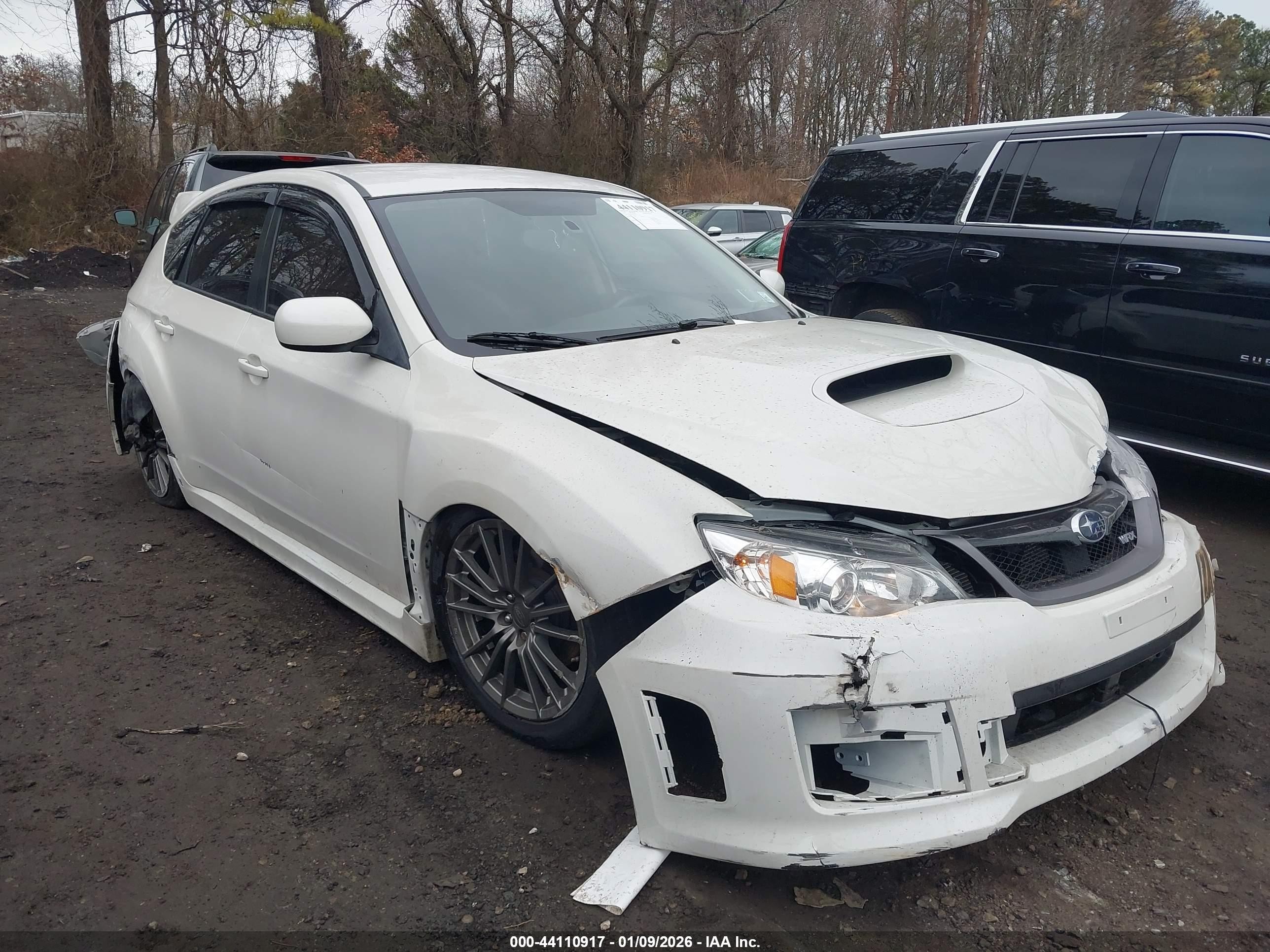 2014 Subaru Impreza Wrx   White vin: JF1GR7E63EG247513