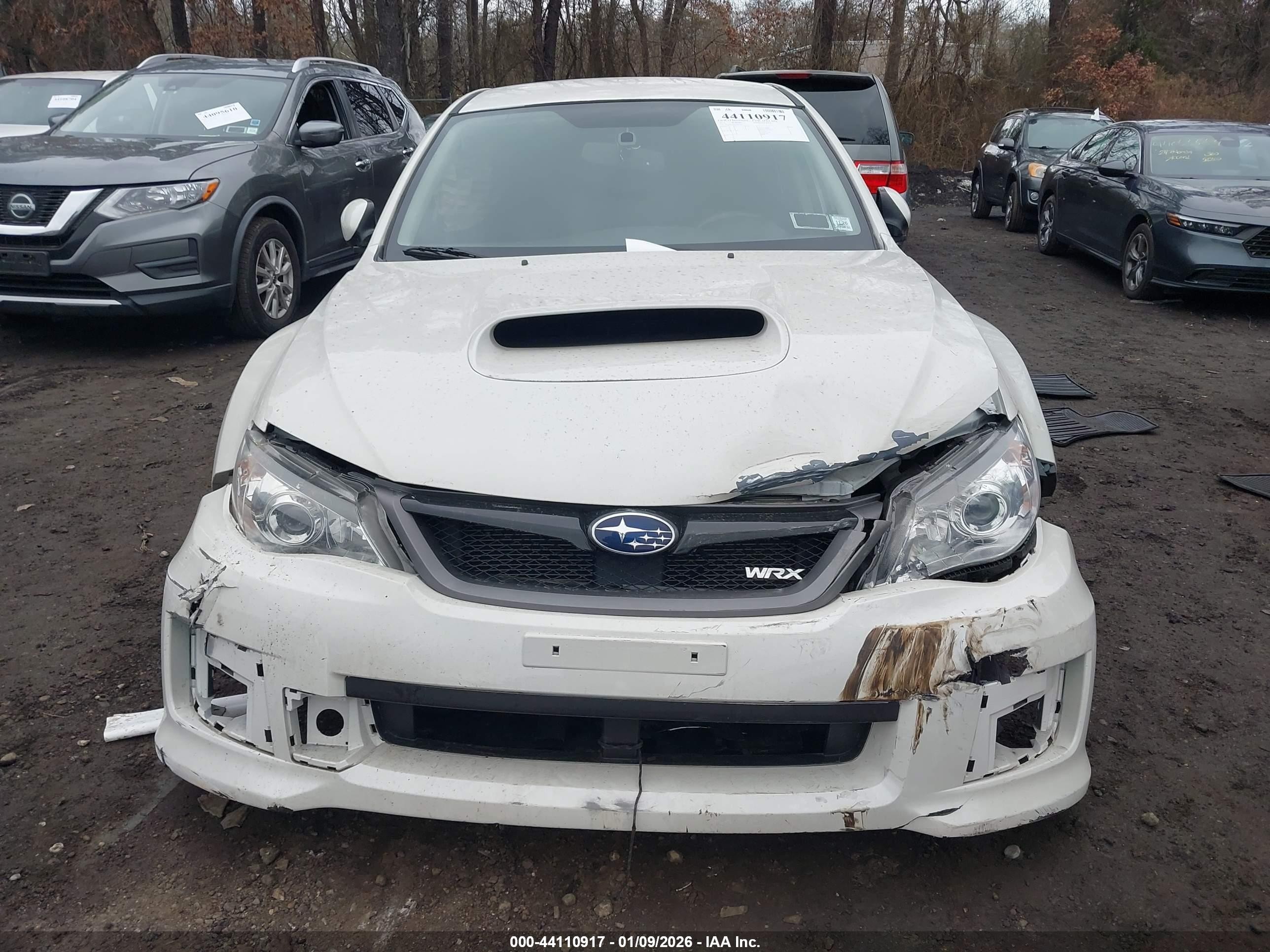 2014 Subaru Impreza Wrx   White vin: JF1GR7E63EG247513