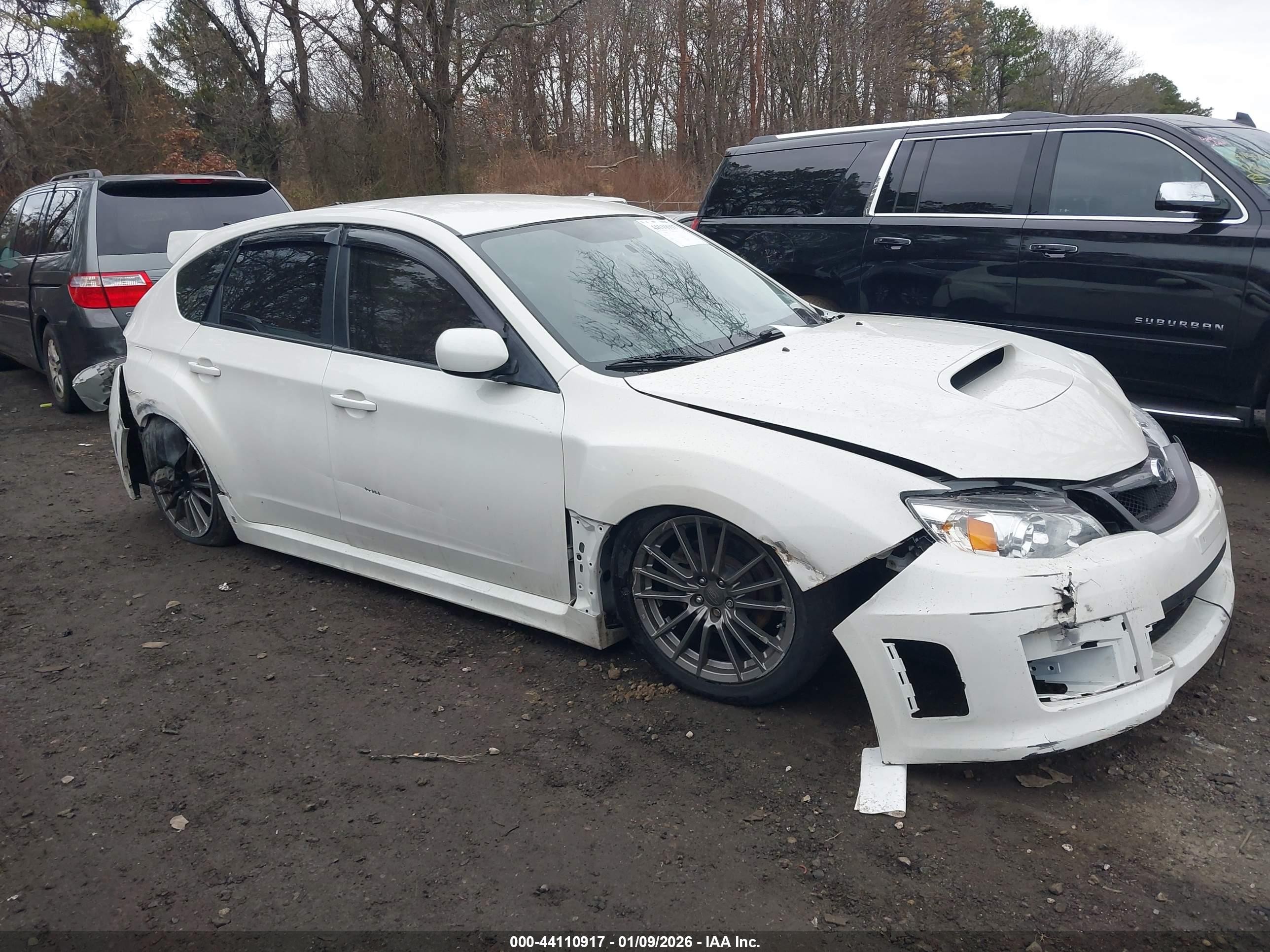 2014 Subaru Impreza Wrx   White vin: JF1GR7E63EG247513