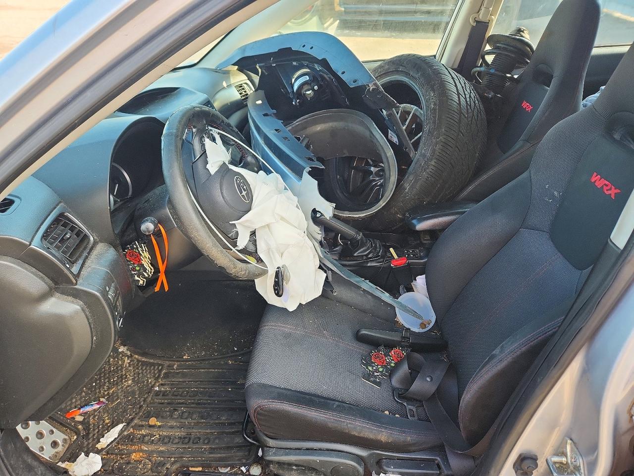 2014 Subaru Impreza Wrx Silver vin: JF1GR7E63EG259080
