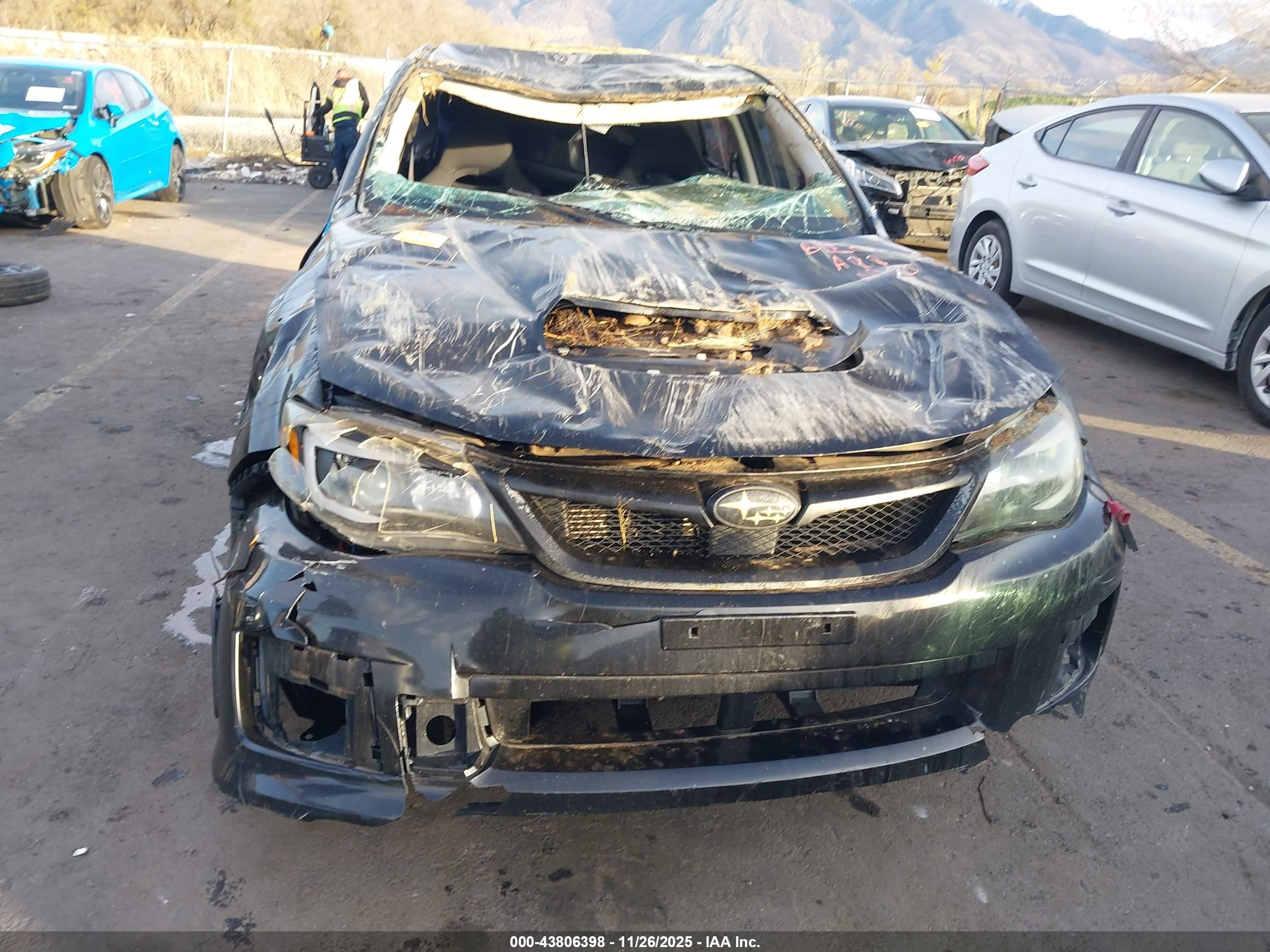 2014 Subaru Impreza Wrx   Black vin: JF1GR7E63EG268877