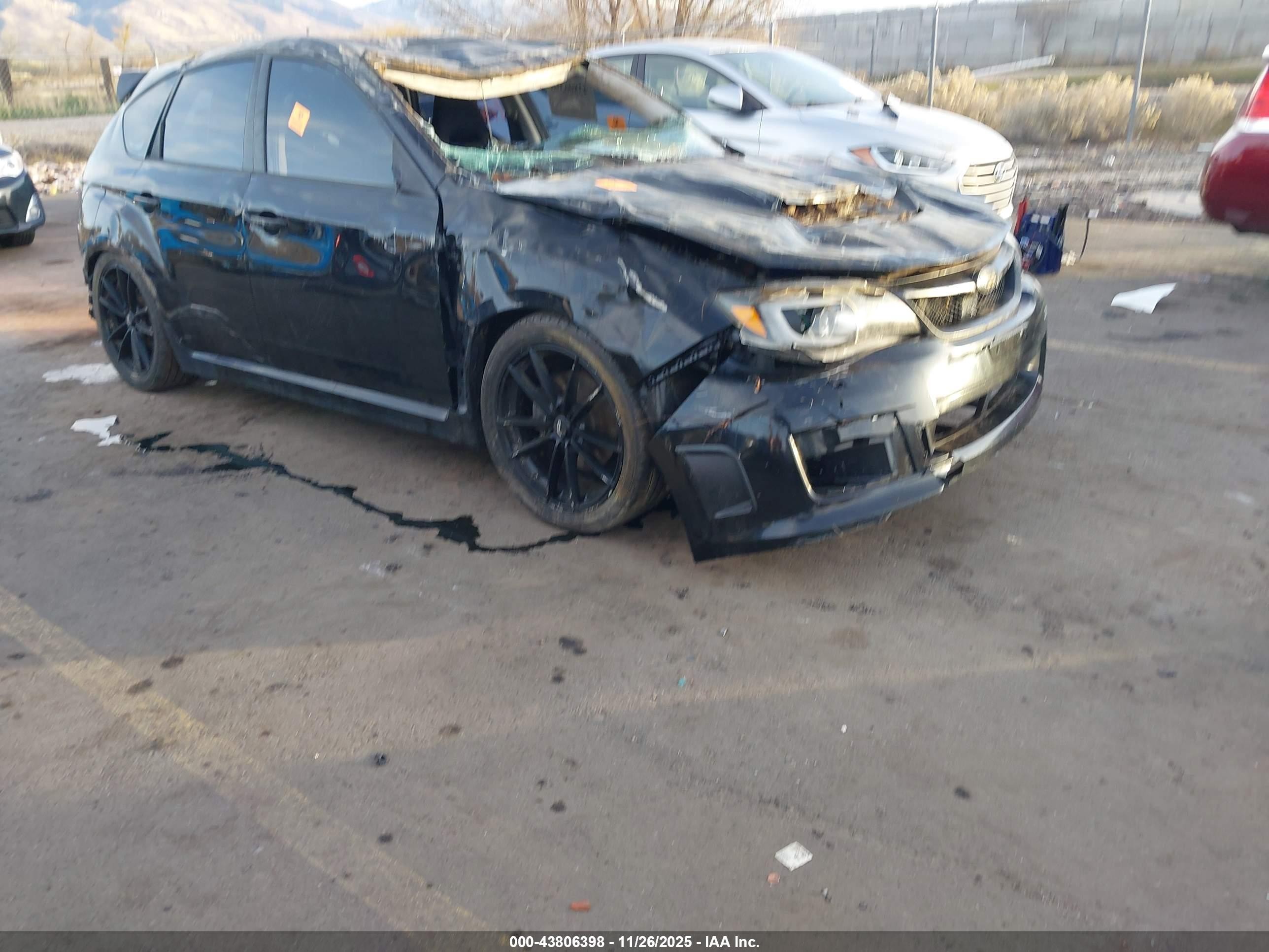 2014 Subaru Impreza Wrx   Black vin: JF1GR7E63EG268877