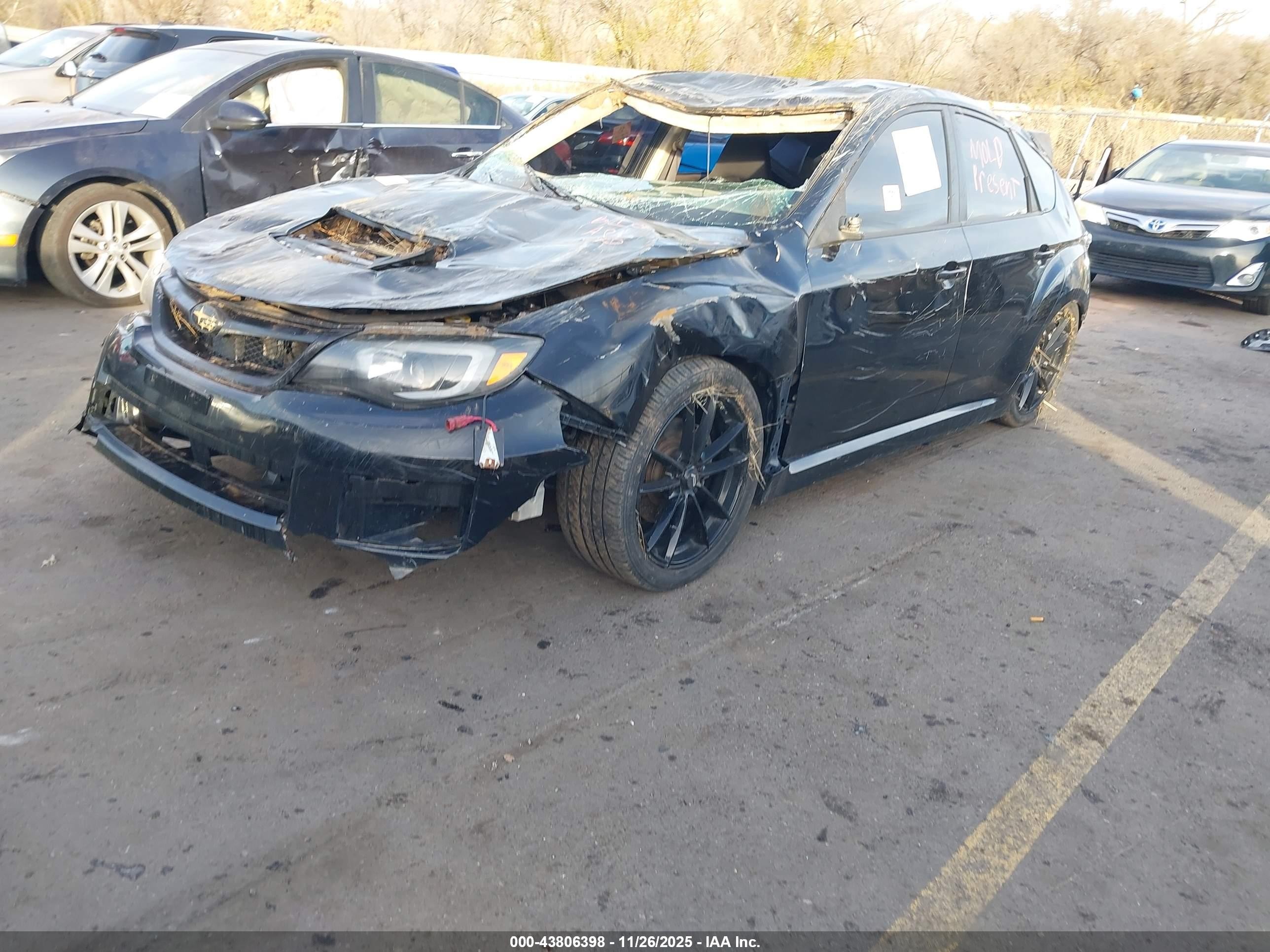 2014 Subaru Impreza Wrx   Black vin: JF1GR7E63EG268877