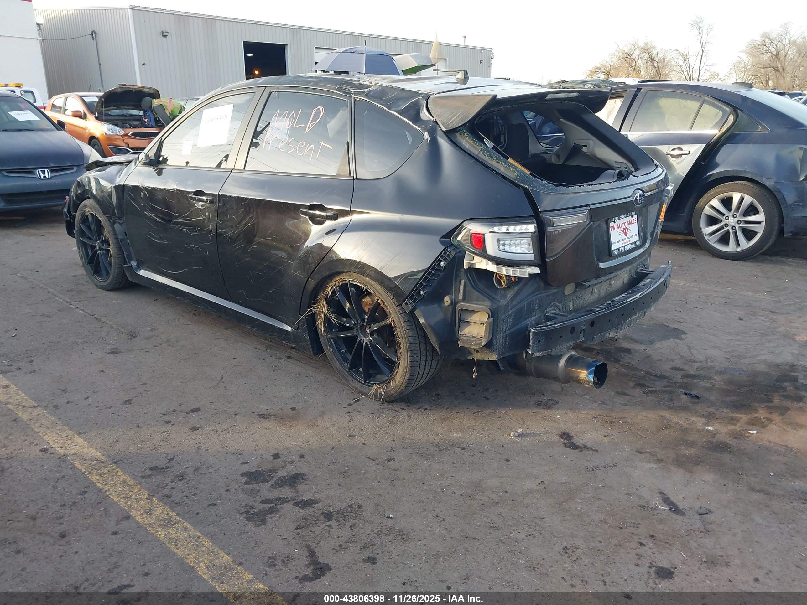 2014 Subaru Impreza Wrx   Black vin: JF1GR7E63EG268877