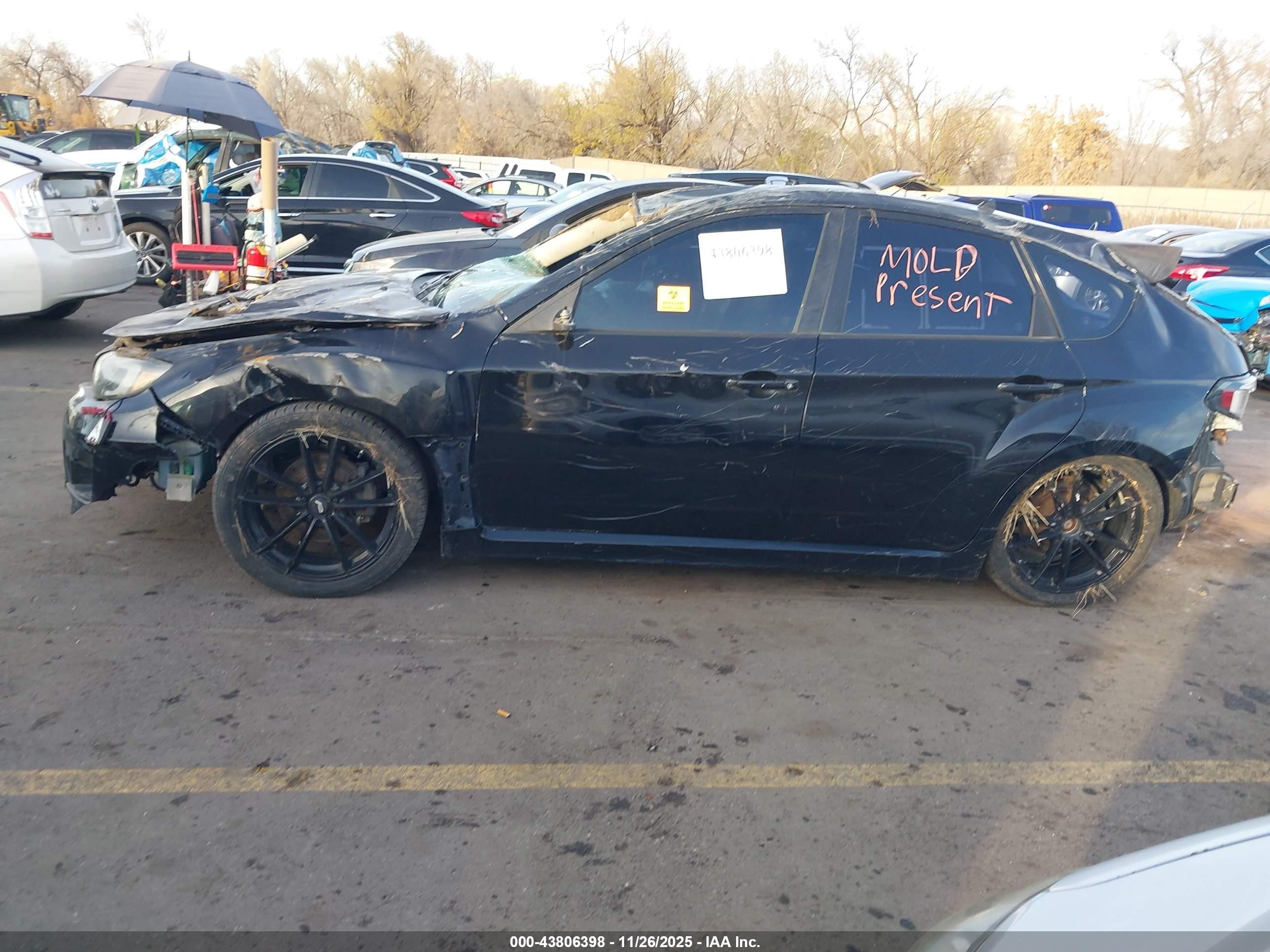 2014 Subaru Impreza Wrx   Black vin: JF1GR7E63EG268877
