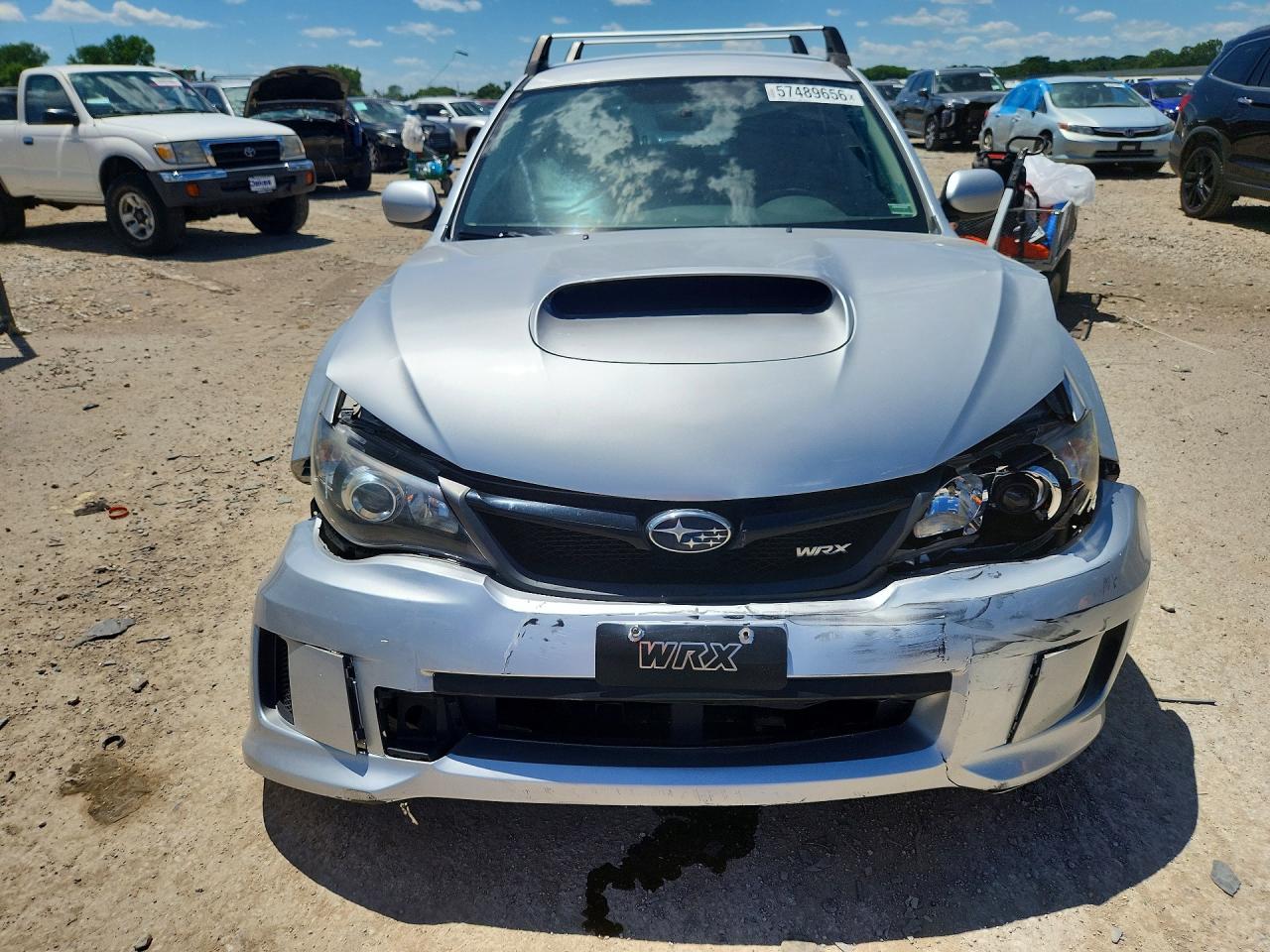 2011 Subaru Impreza Wrx Silver vin: JF1GR7E64BG807714