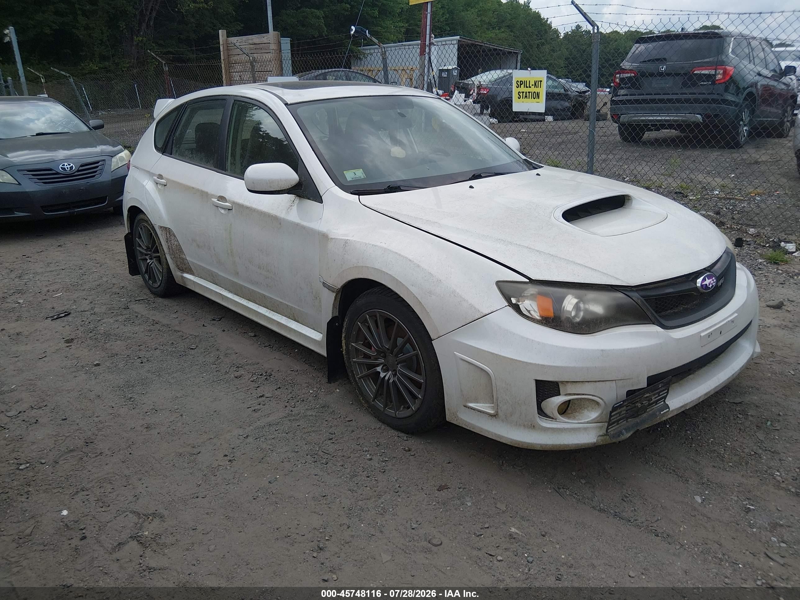 2011 Subaru Impreza Wrx Premium Белый vin: JF1GR7E64BG832189