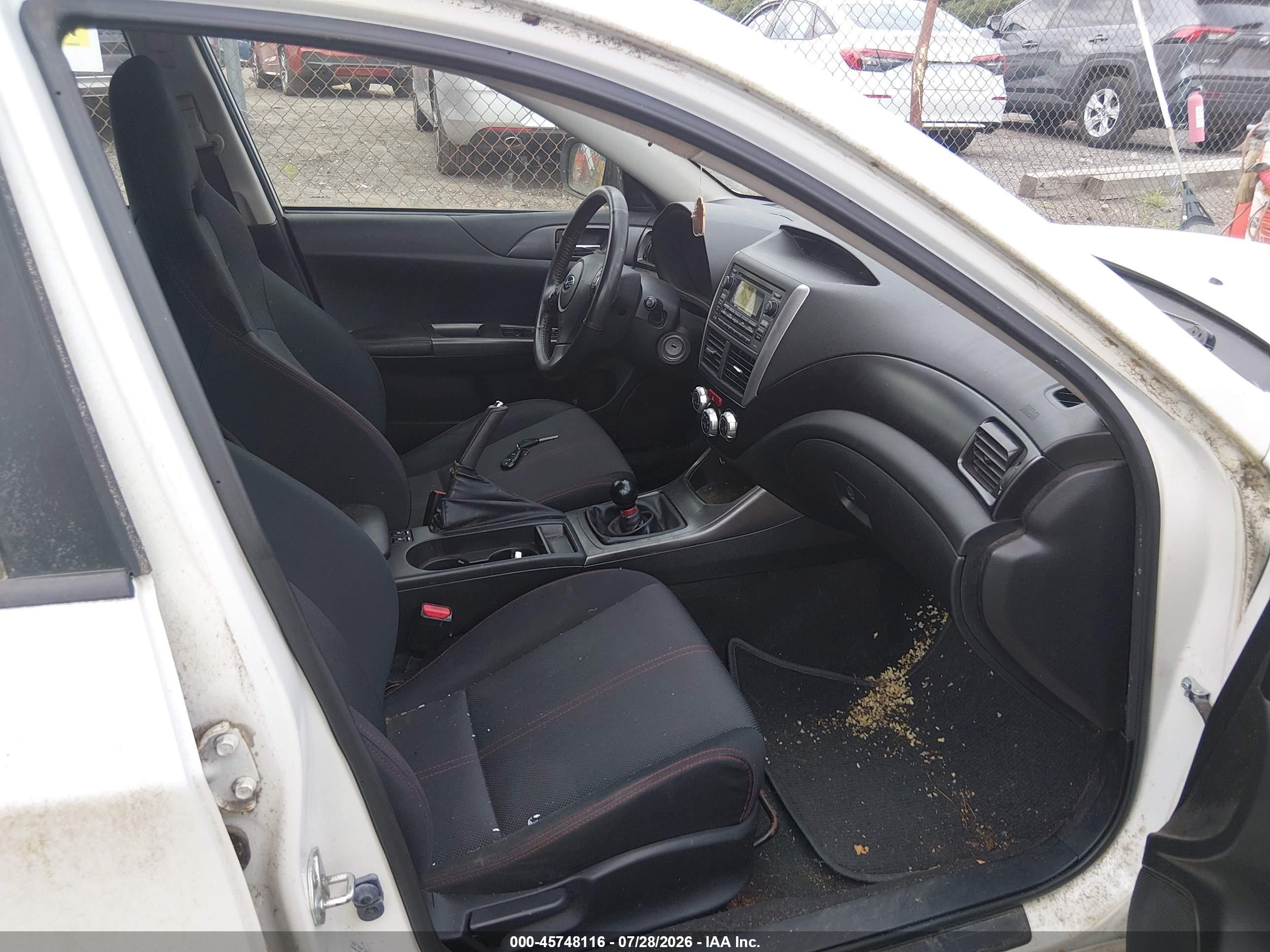 2011 Subaru Impreza Wrx Premium White vin: JF1GR7E64BG832189