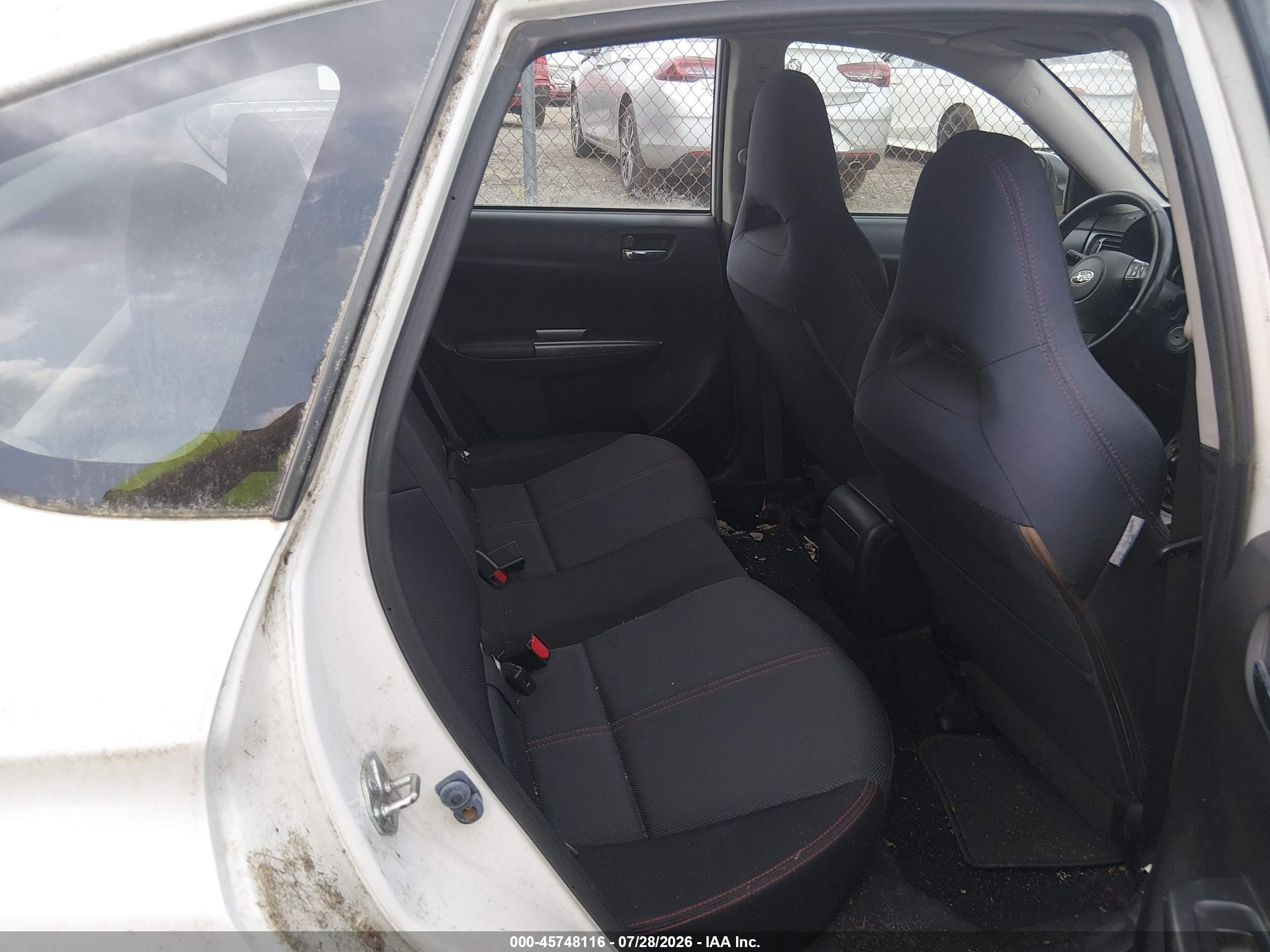 2011 Subaru Impreza Wrx Premium White vin: JF1GR7E64BG832189