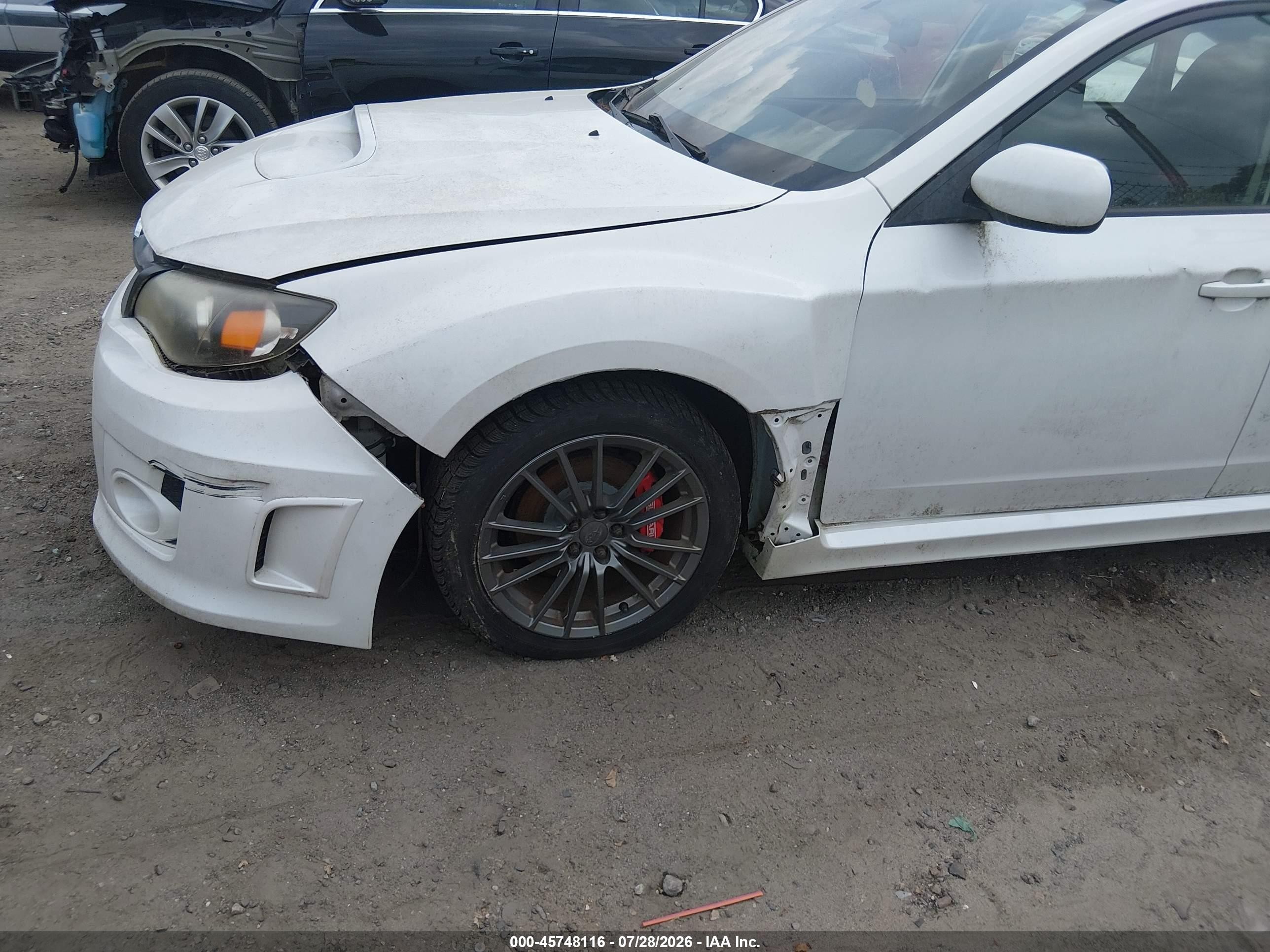 2011 Subaru Impreza Wrx Premium White vin: JF1GR7E64BG832189