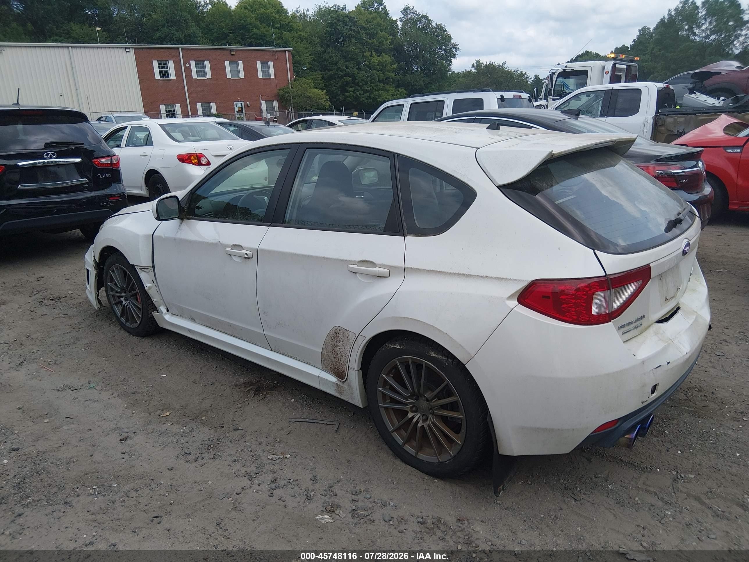 2011 Subaru Impreza Wrx Premium White vin: JF1GR7E64BG832189
