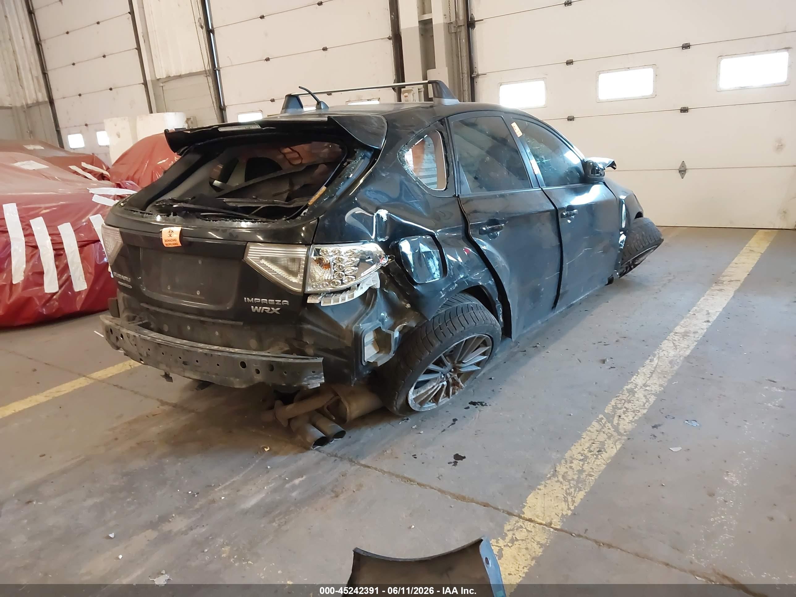 2011 Subaru Impreza Wrx Black vin: JF1GR7E64BG832564