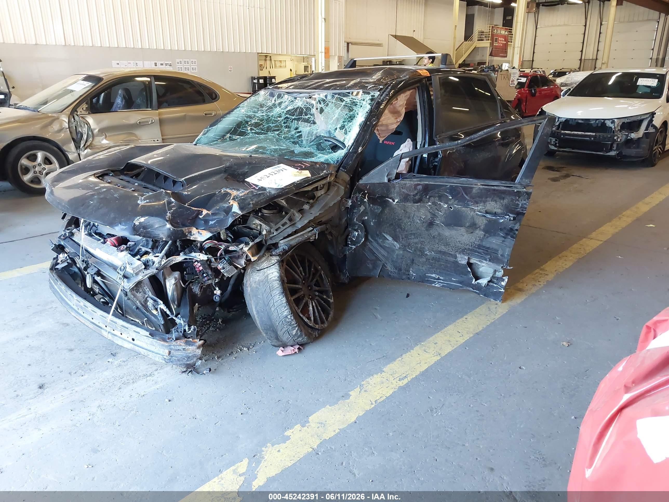 2011 Subaru Impreza Wrx Black vin: JF1GR7E64BG832564