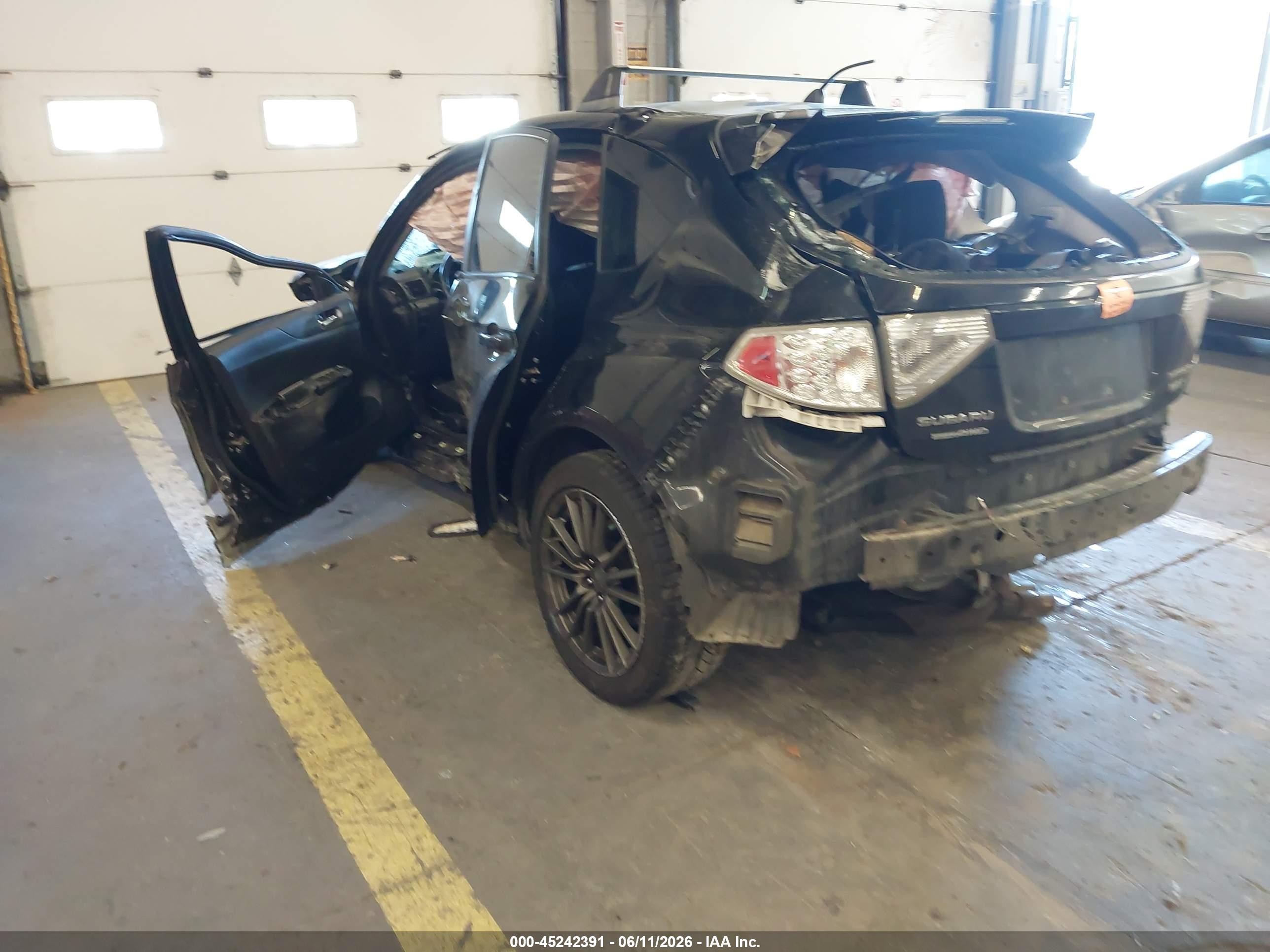 2011 Subaru Impreza Wrx Black vin: JF1GR7E64BG832564