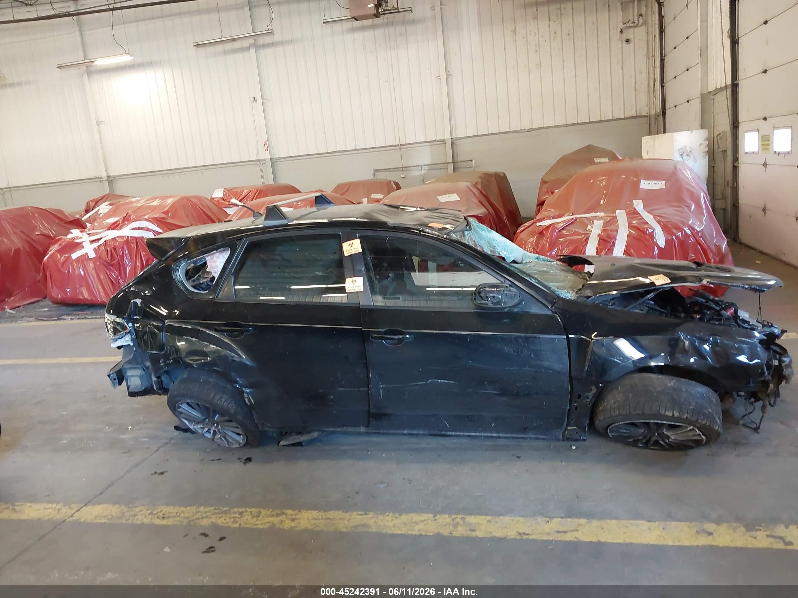 2011 Subaru Impreza Wrx Black vin: JF1GR7E64BG832564