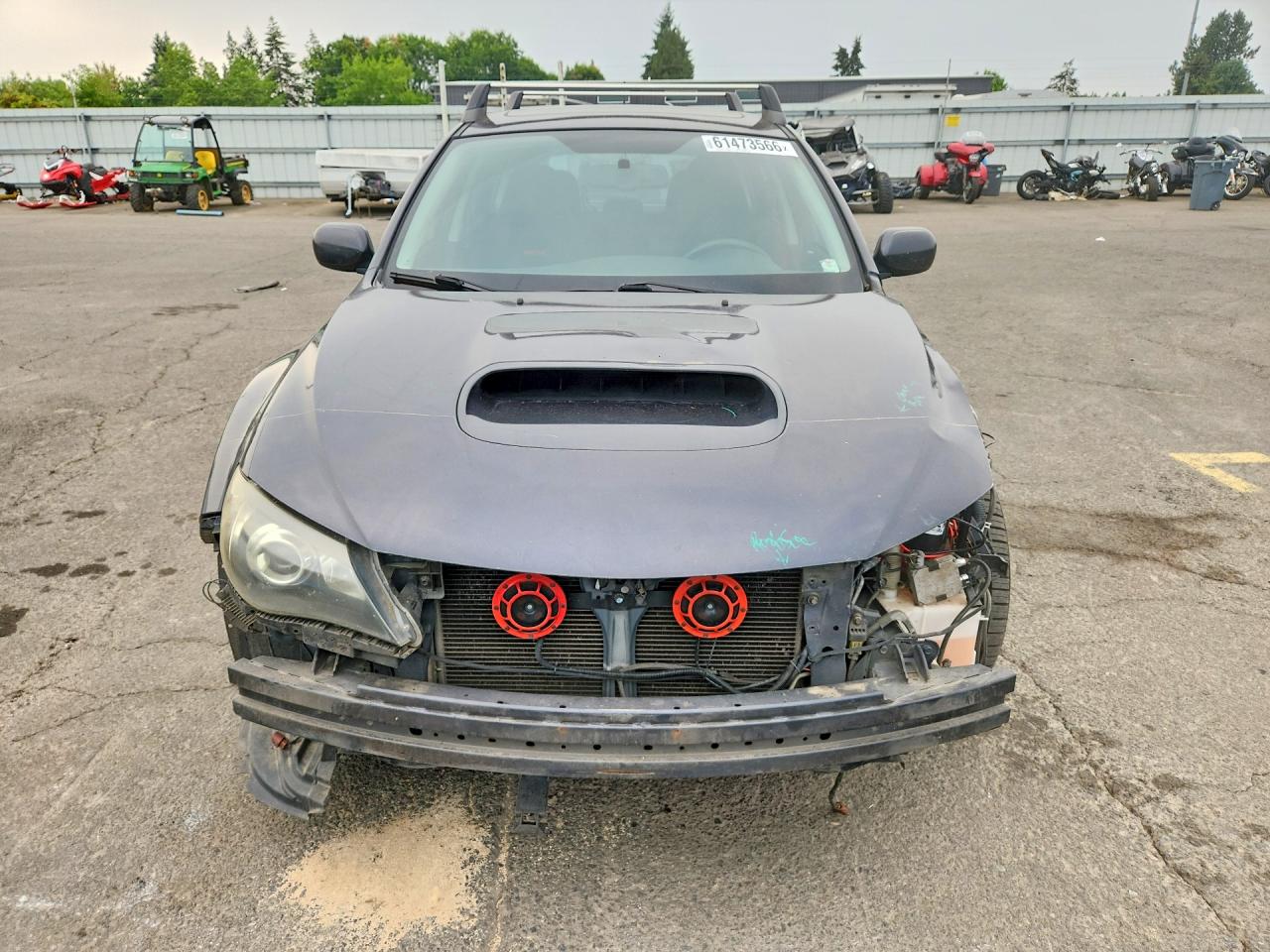 2011 Subaru Impreza Wrx Gray vin: JF1GR7E64BG833651