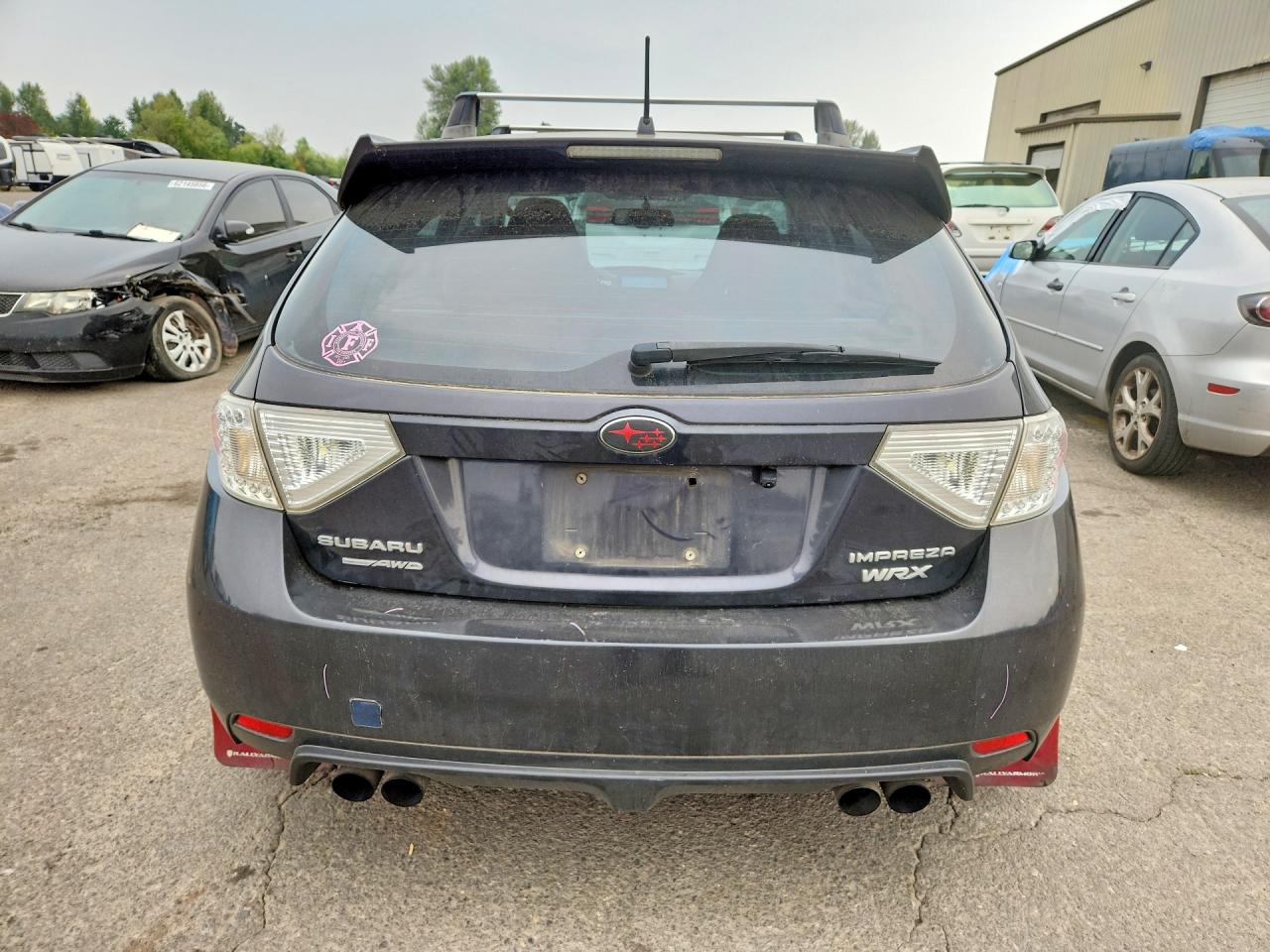 2011 Subaru Impreza Wrx Gray vin: JF1GR7E64BG833651