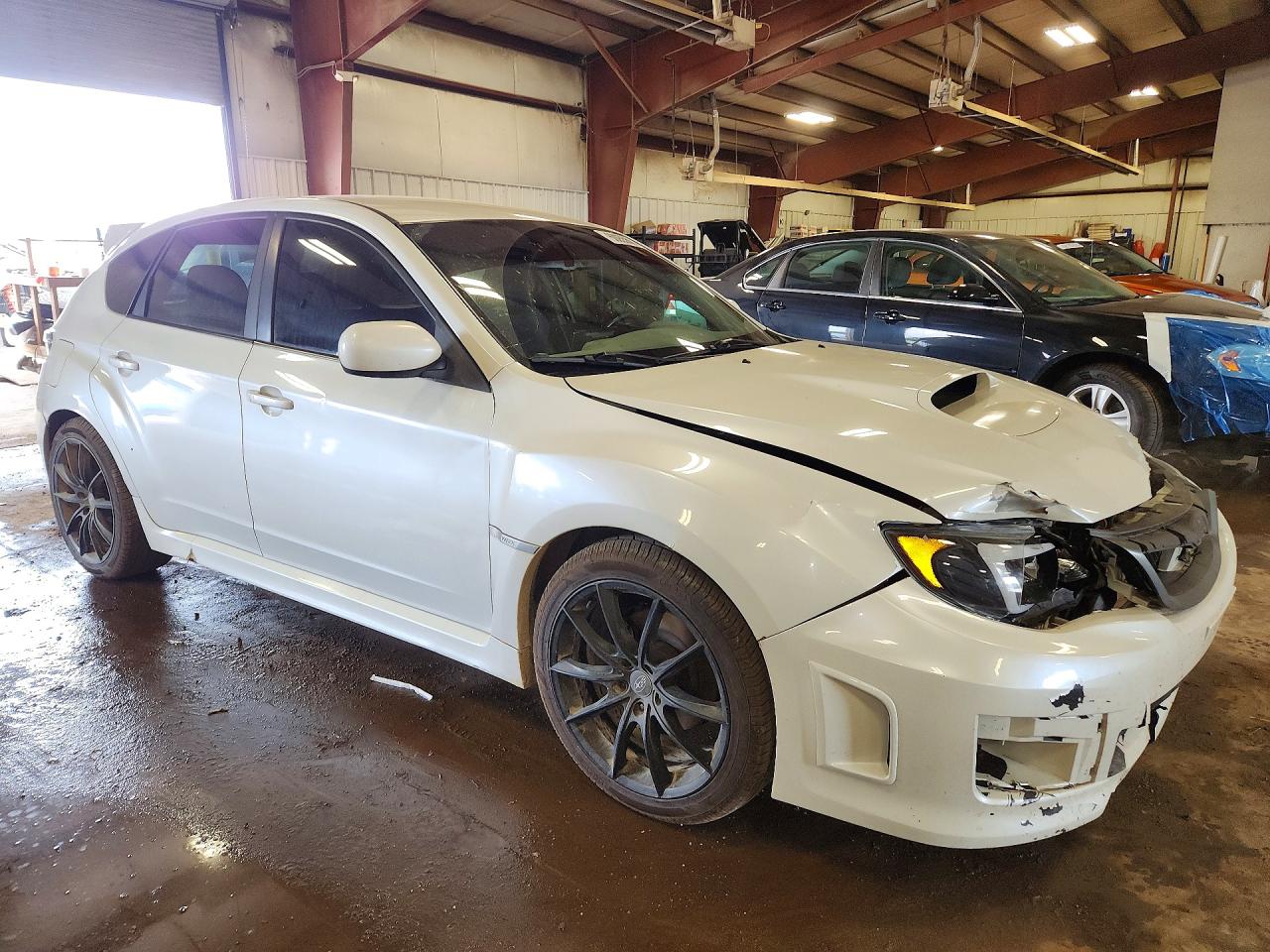 2013 Subaru Impreza Wrx White vin: JF1GR7E64DG827819