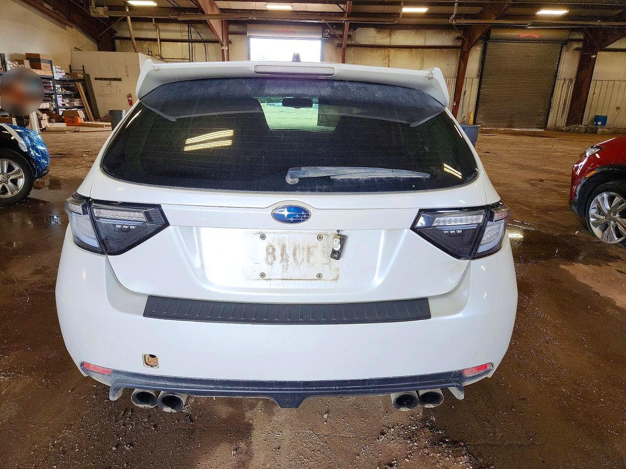 2013 Subaru Impreza Wrx White vin: JF1GR7E64DG827819