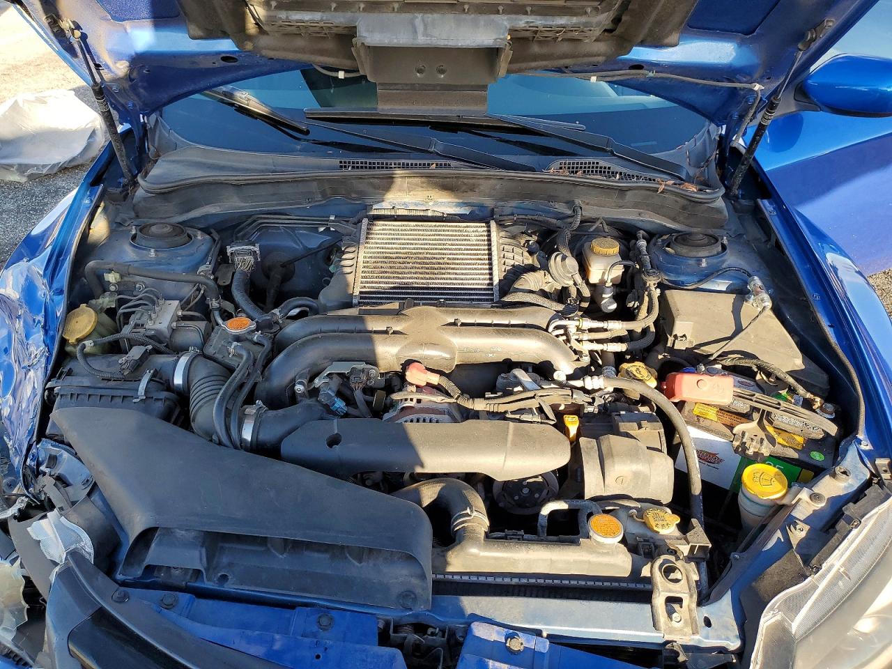 2013 Subaru Impreza Wrx Blue vin: JF1GR7E64DG886661