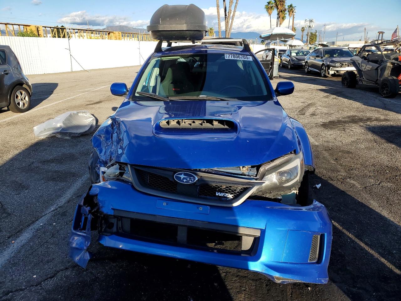 2013 Subaru Impreza Wrx Blue vin: JF1GR7E64DG886661