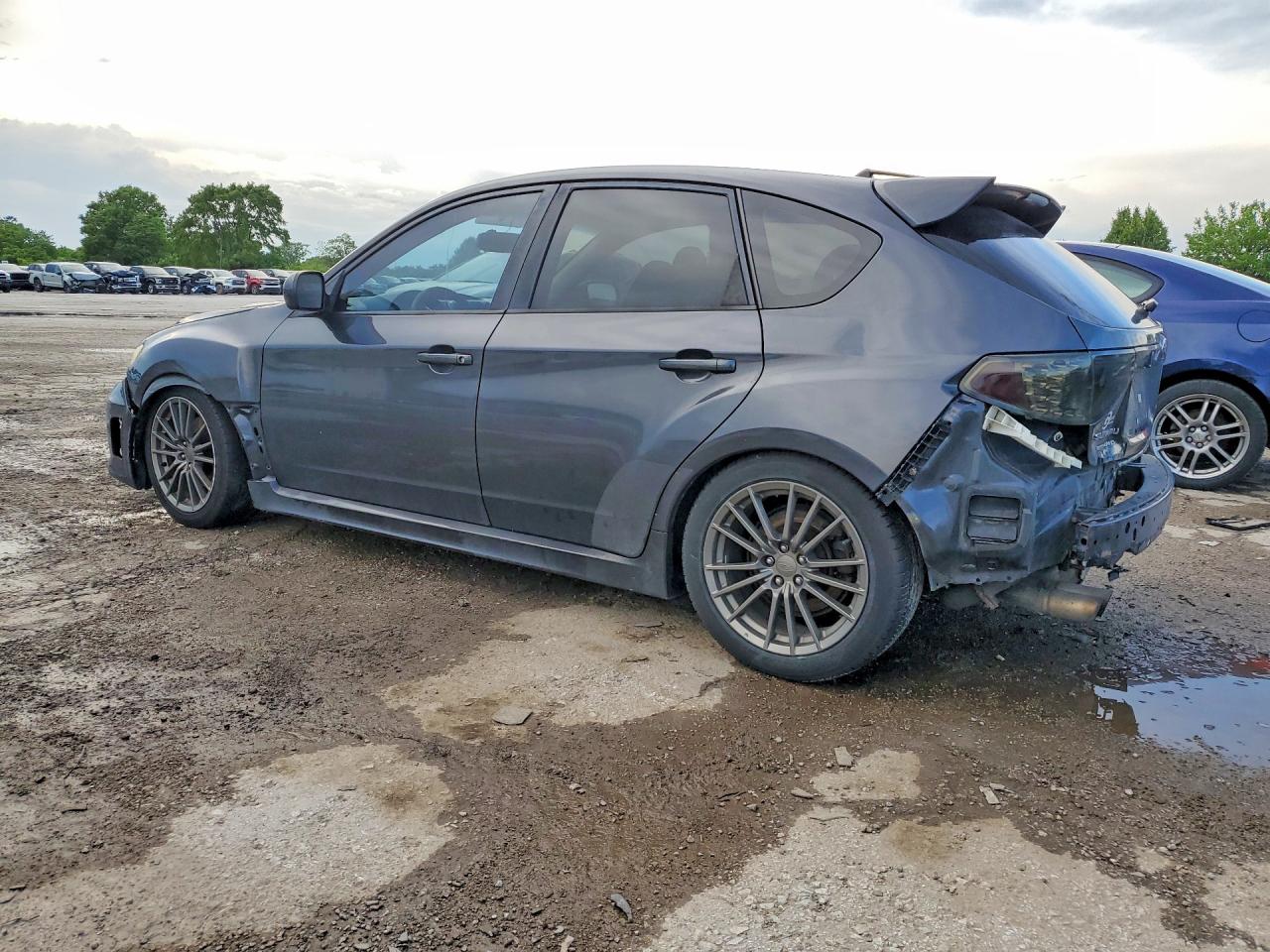 2014 Subaru Impreza Wrx Gray vin: JF1GR7E64EG242949