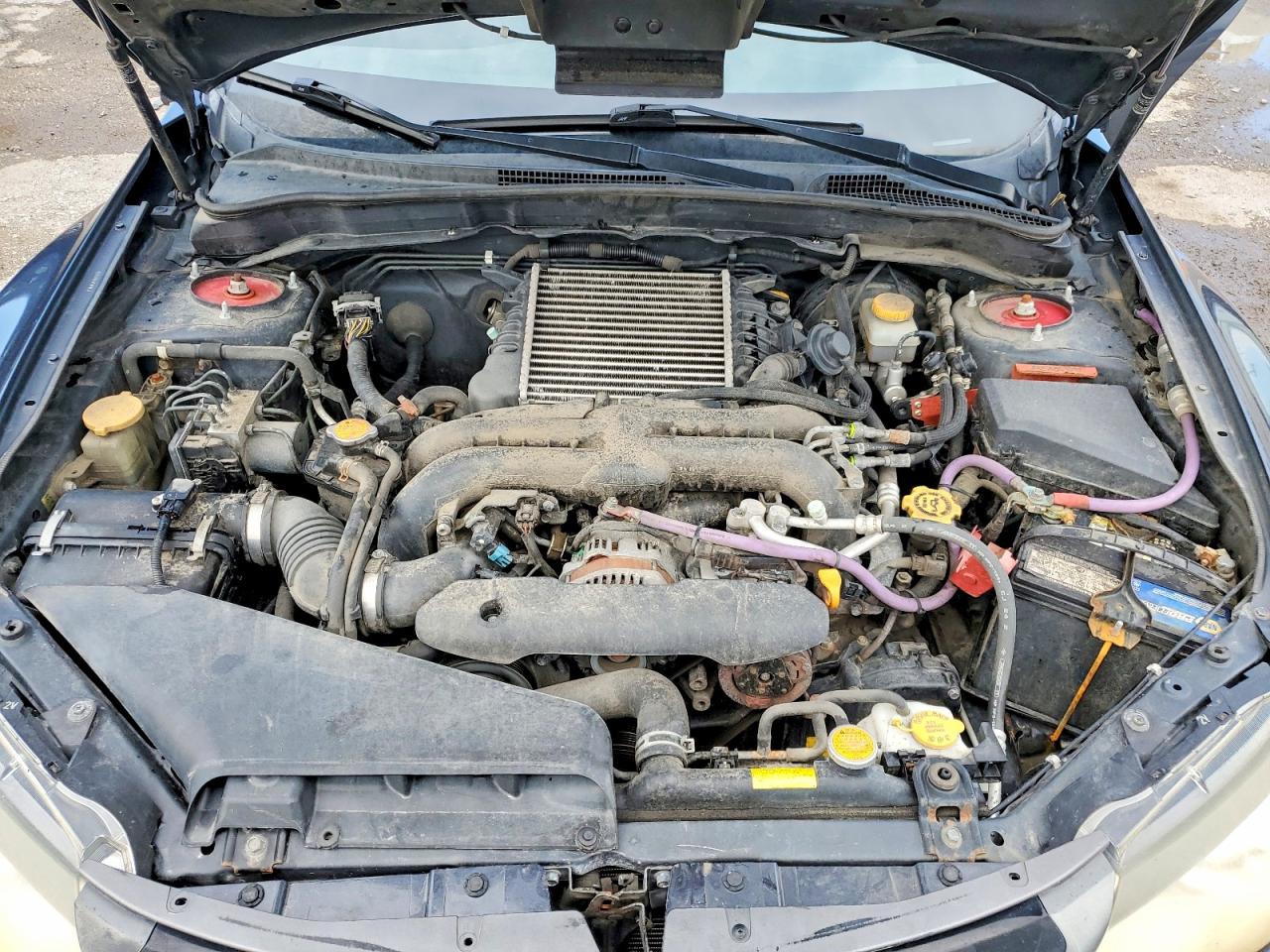 2014 Subaru Impreza Wrx Gray vin: JF1GR7E64EG242949