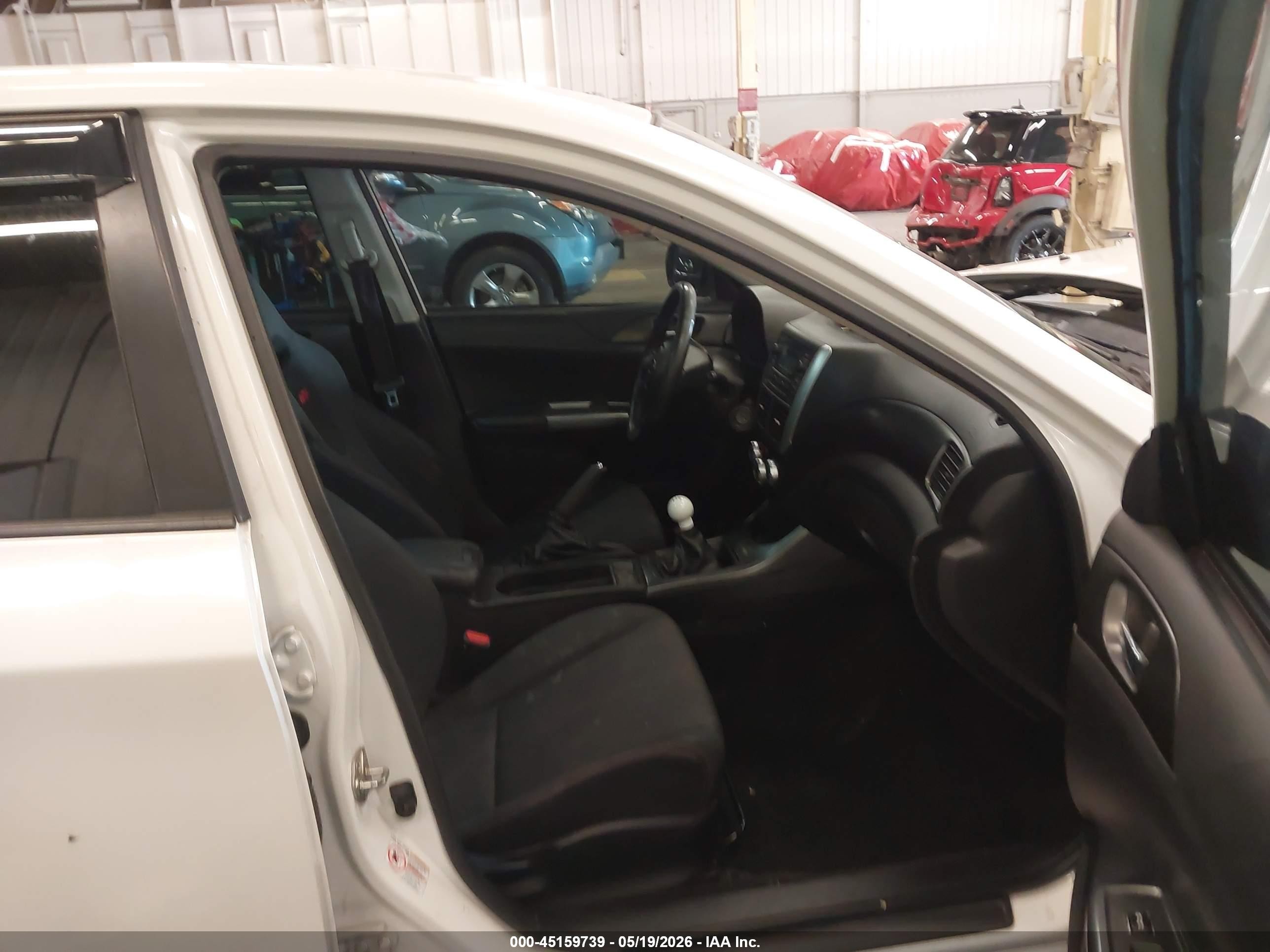 2013 Subaru Impreza Wrx   White vin: JF1GR7E65DG206377