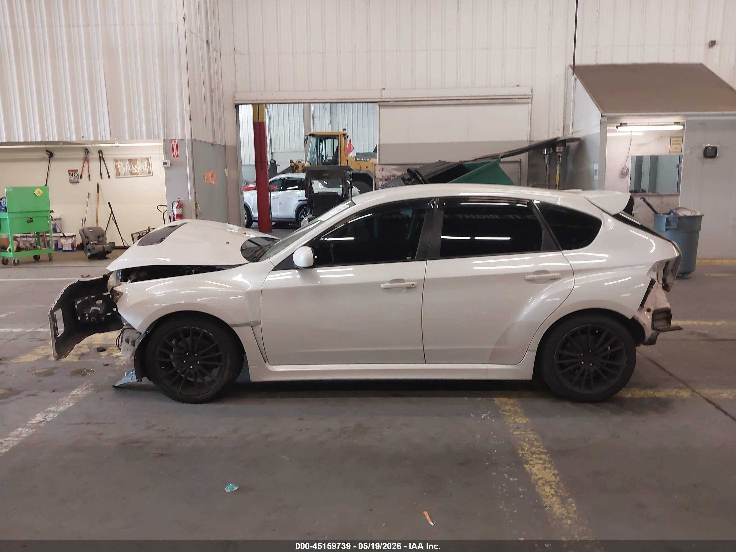 2013 Subaru Impreza Wrx   White vin: JF1GR7E65DG206377