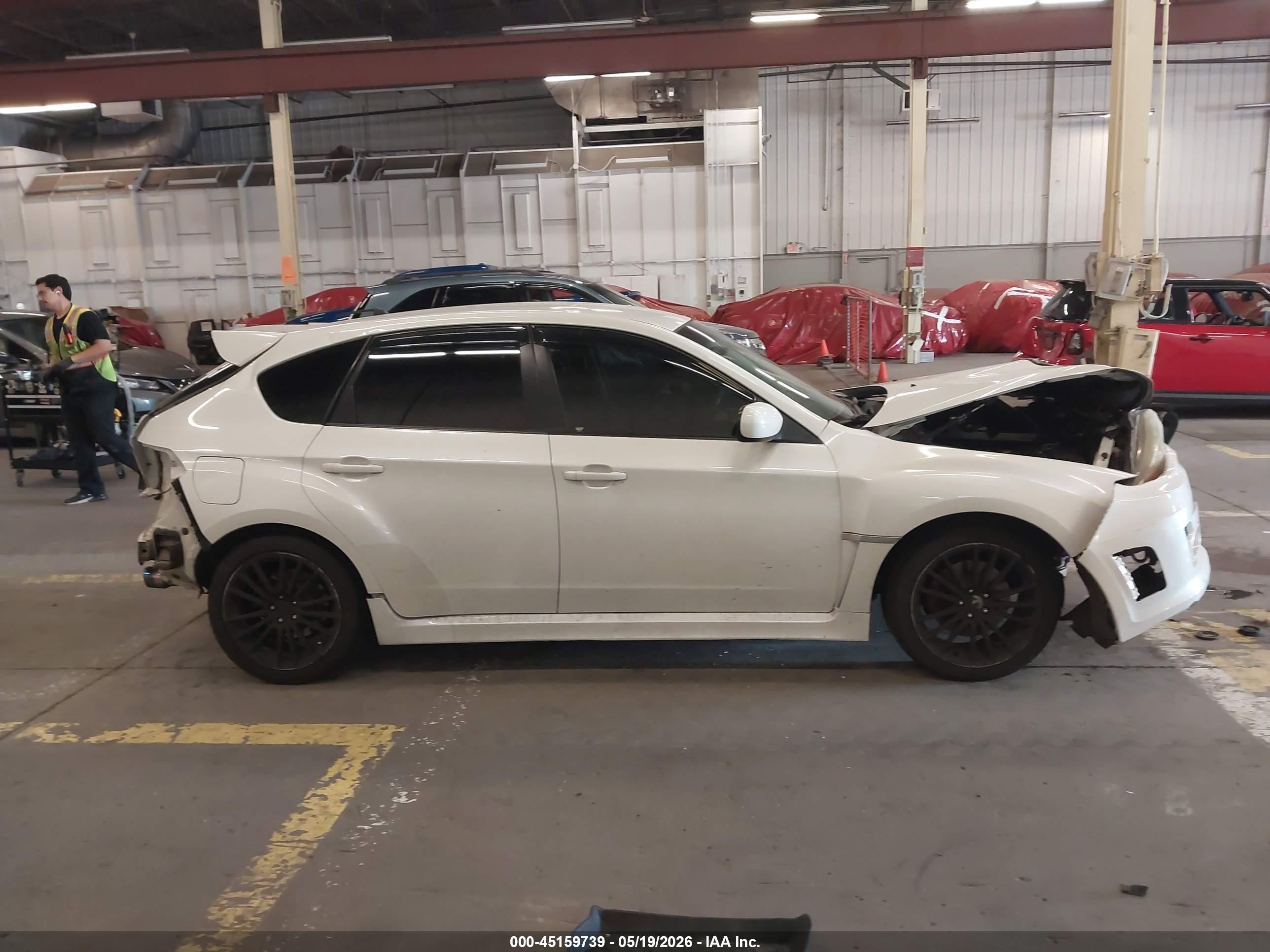 2013 Subaru Impreza Wrx   White vin: JF1GR7E65DG206377