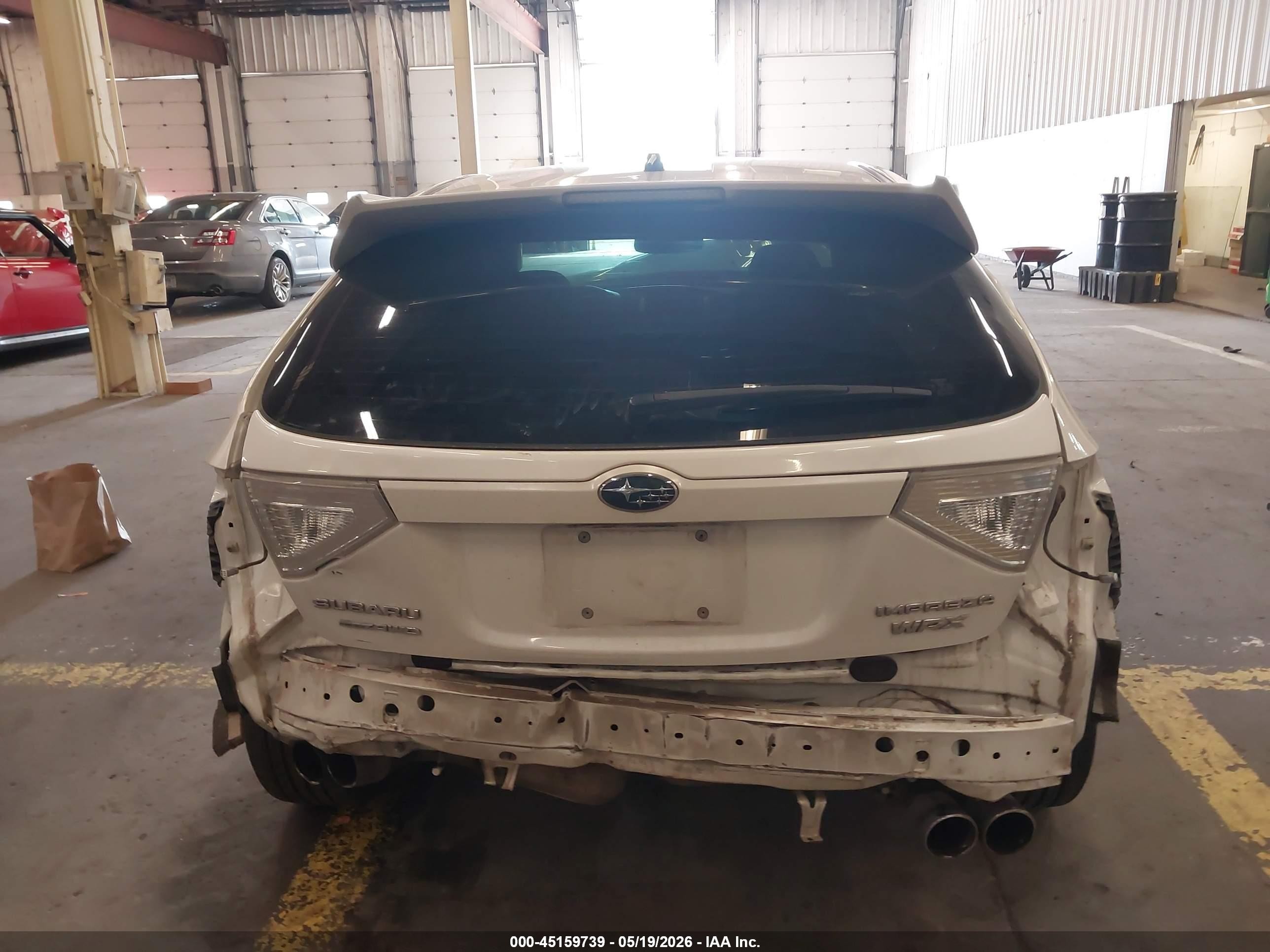 2013 Subaru Impreza Wrx   White vin: JF1GR7E65DG206377