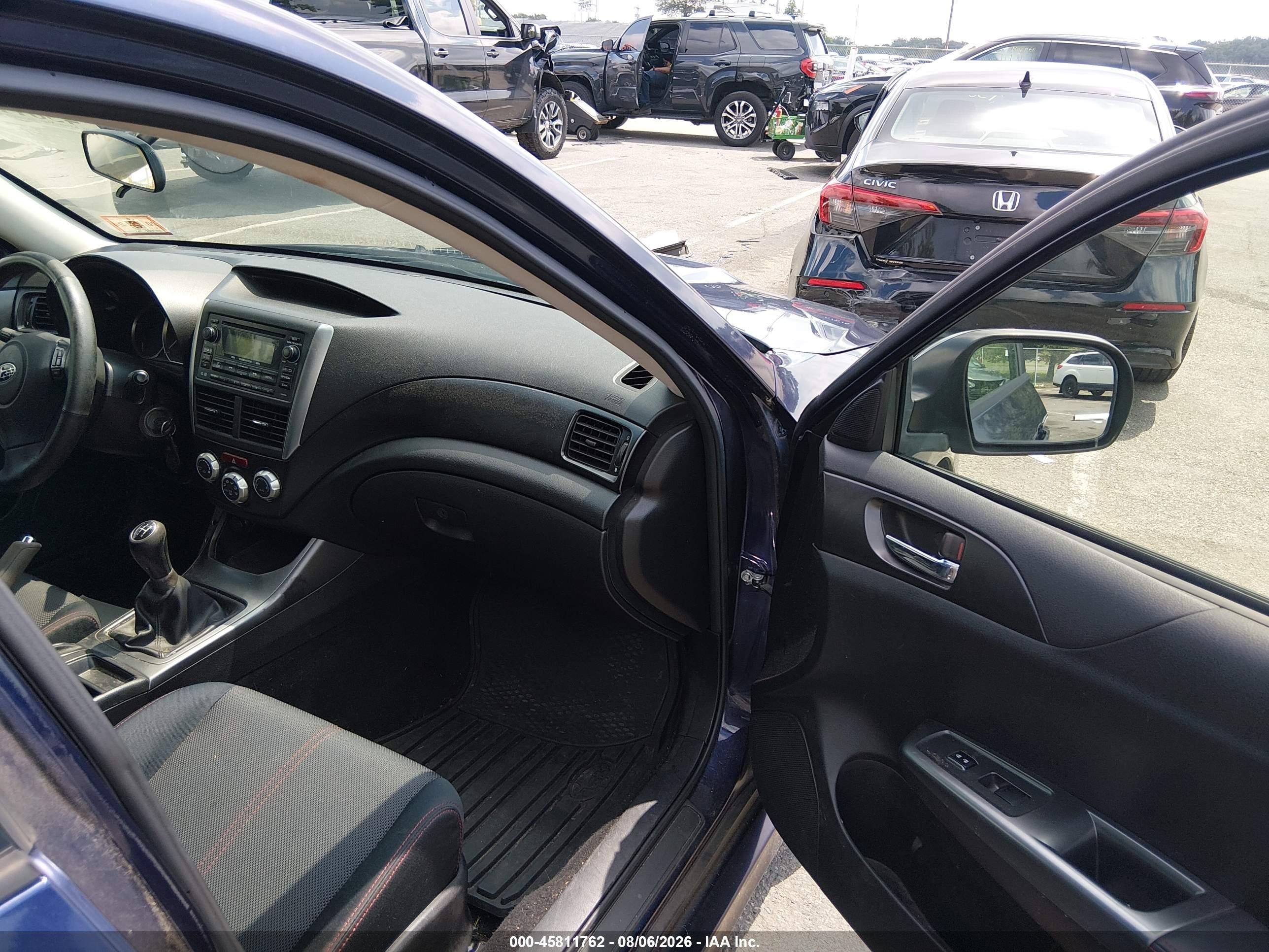 2013 Subaru Impreza Wrx Premium Blue vin: JF1GR7E65DG824153