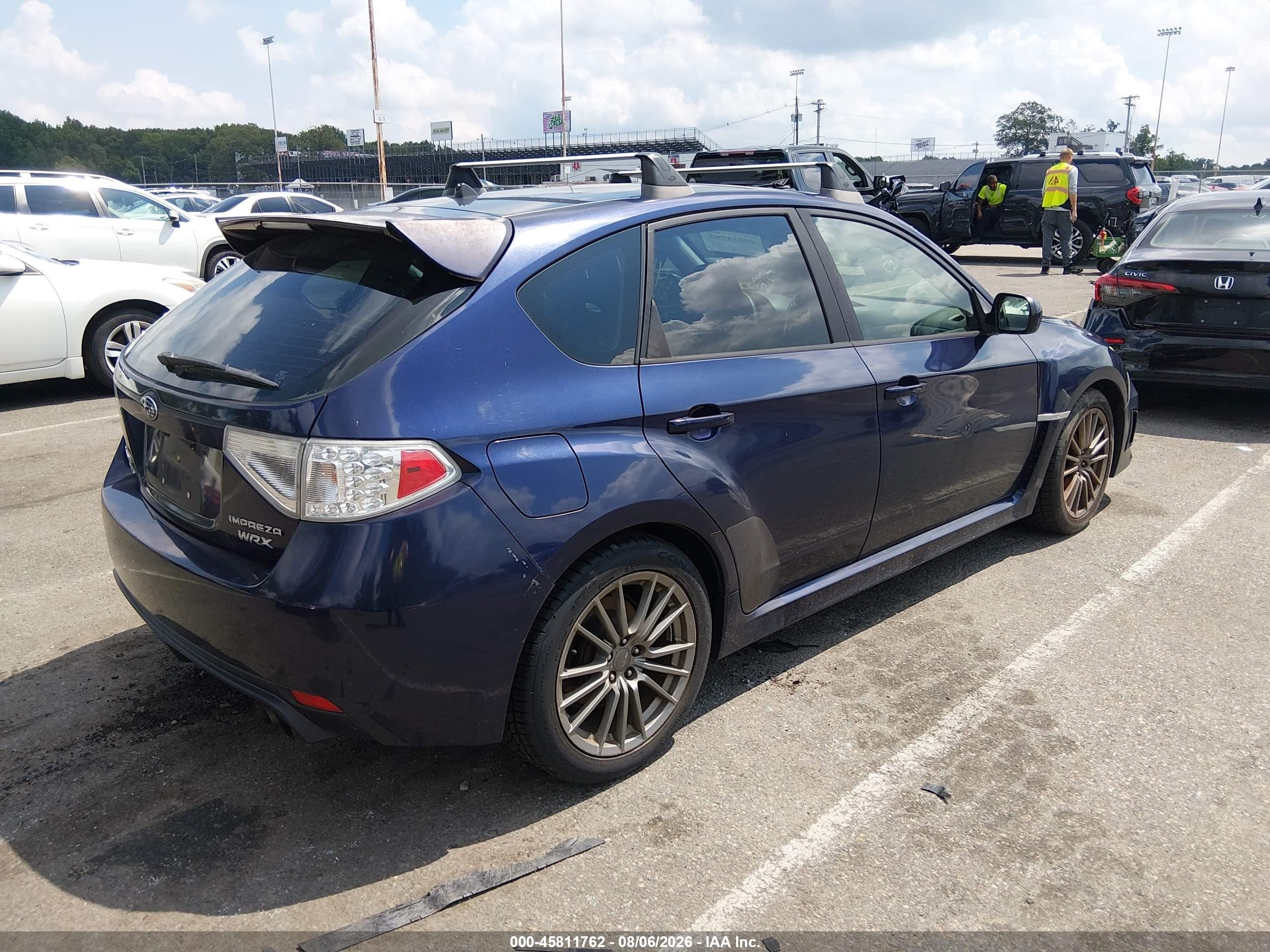 2013 Subaru Impreza Wrx Premium Blue vin: JF1GR7E65DG824153