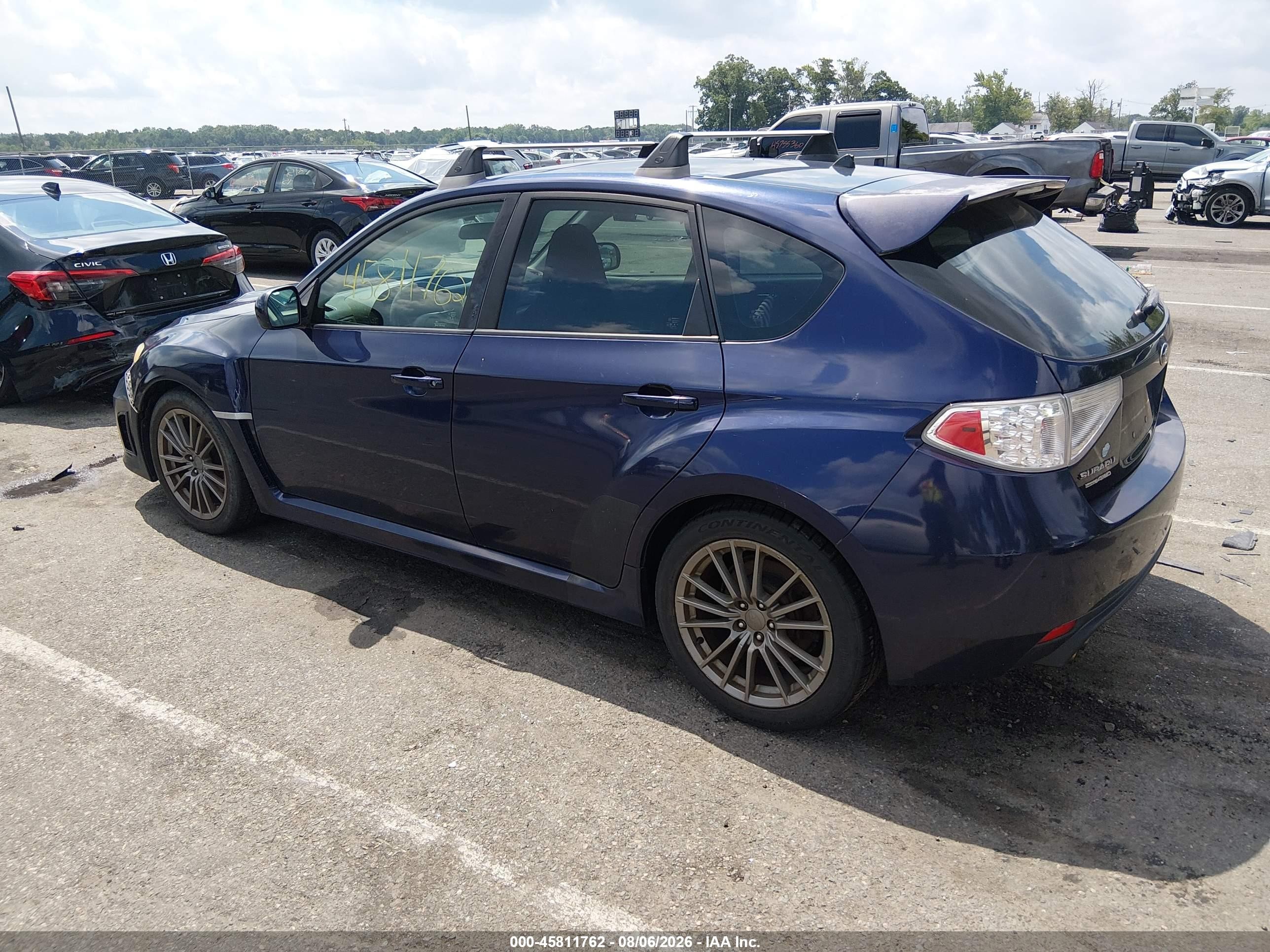 2013 Subaru Impreza Wrx Premium Blue vin: JF1GR7E65DG824153