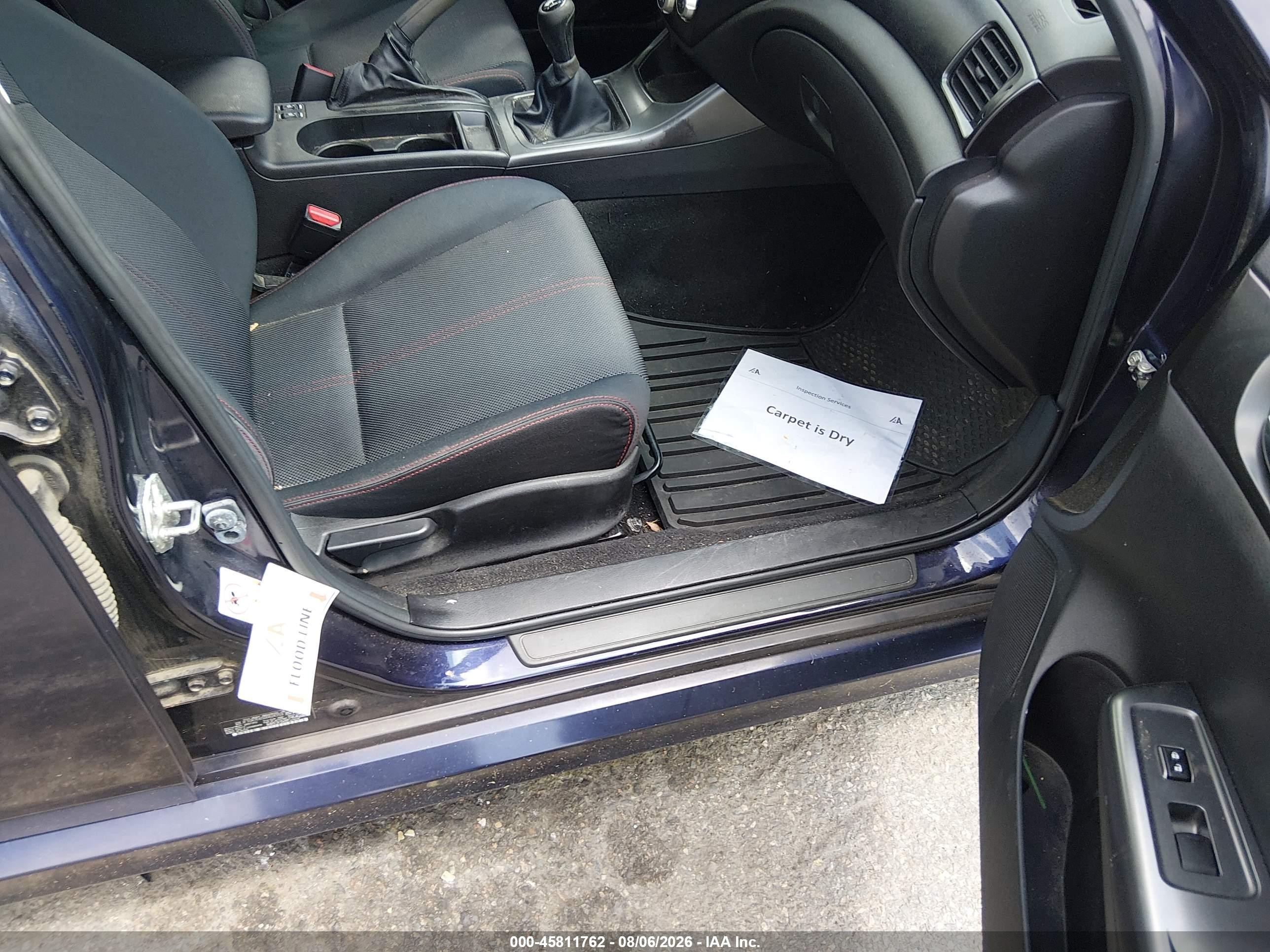 2013 Subaru Impreza Wrx Premium Blue vin: JF1GR7E65DG824153