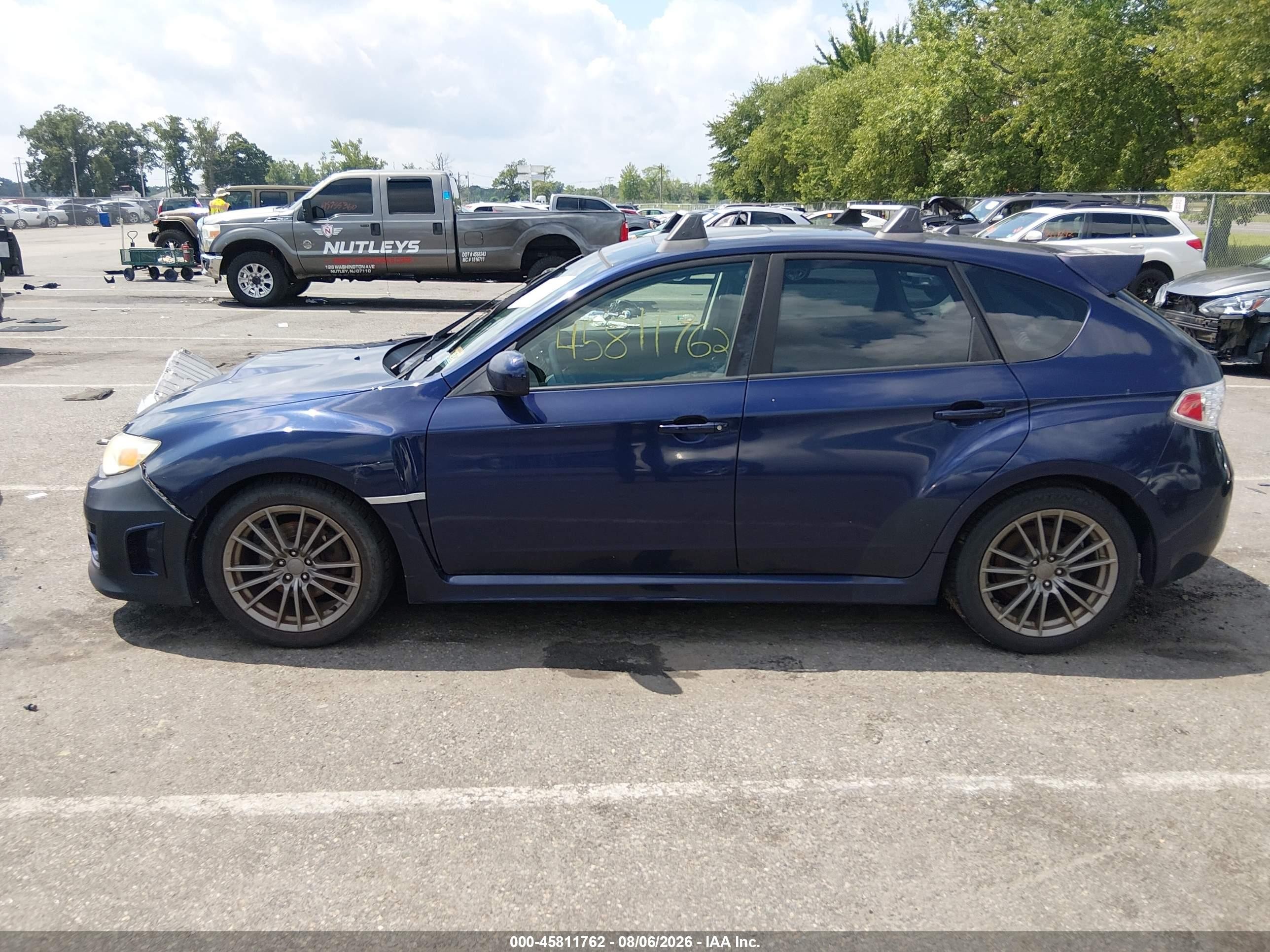 2013 Subaru Impreza Wrx Premium Blue vin: JF1GR7E65DG824153