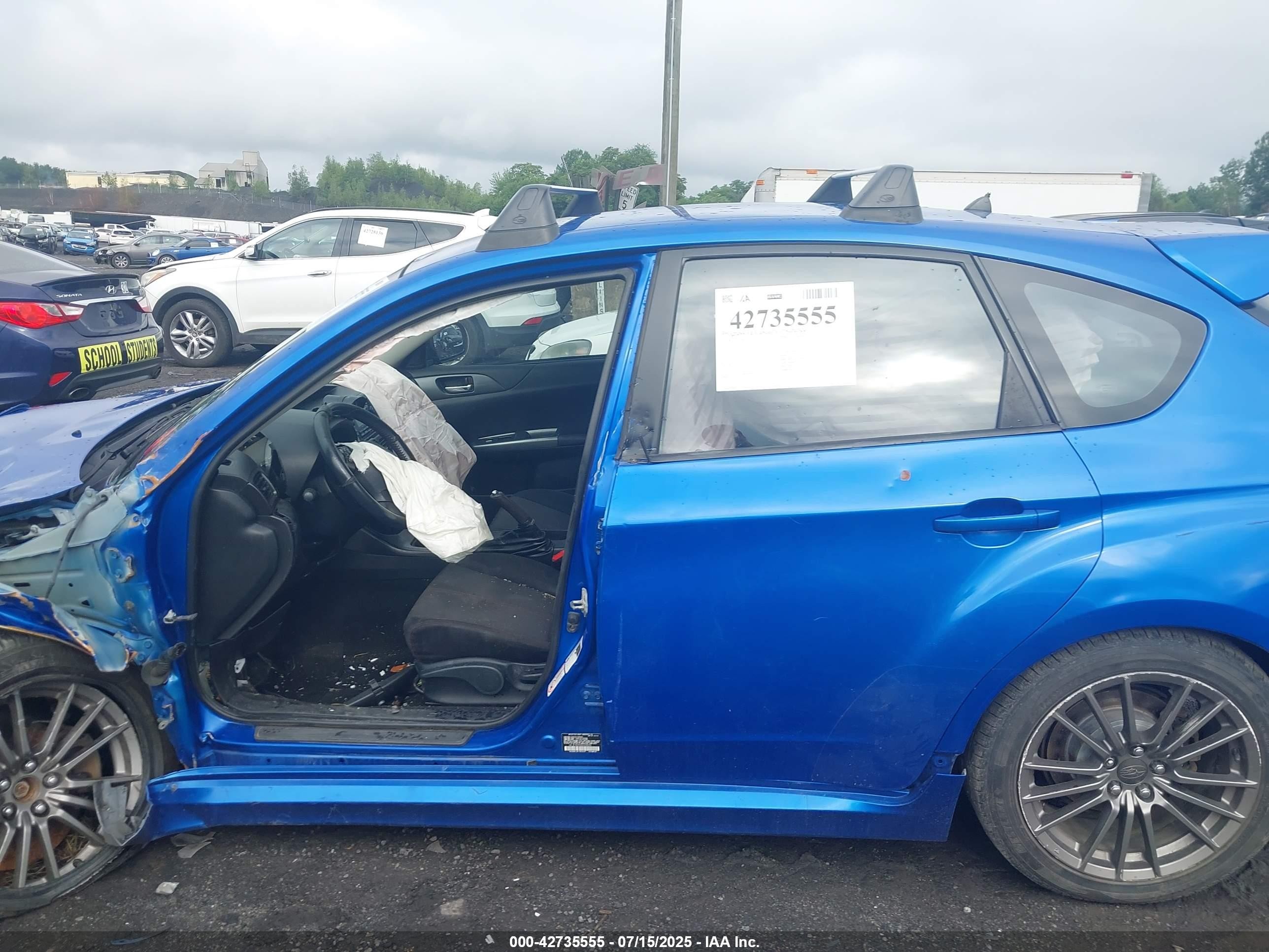 2014 Subaru Impreza Wrx   Blue vin: JF1GR7E65EG200029