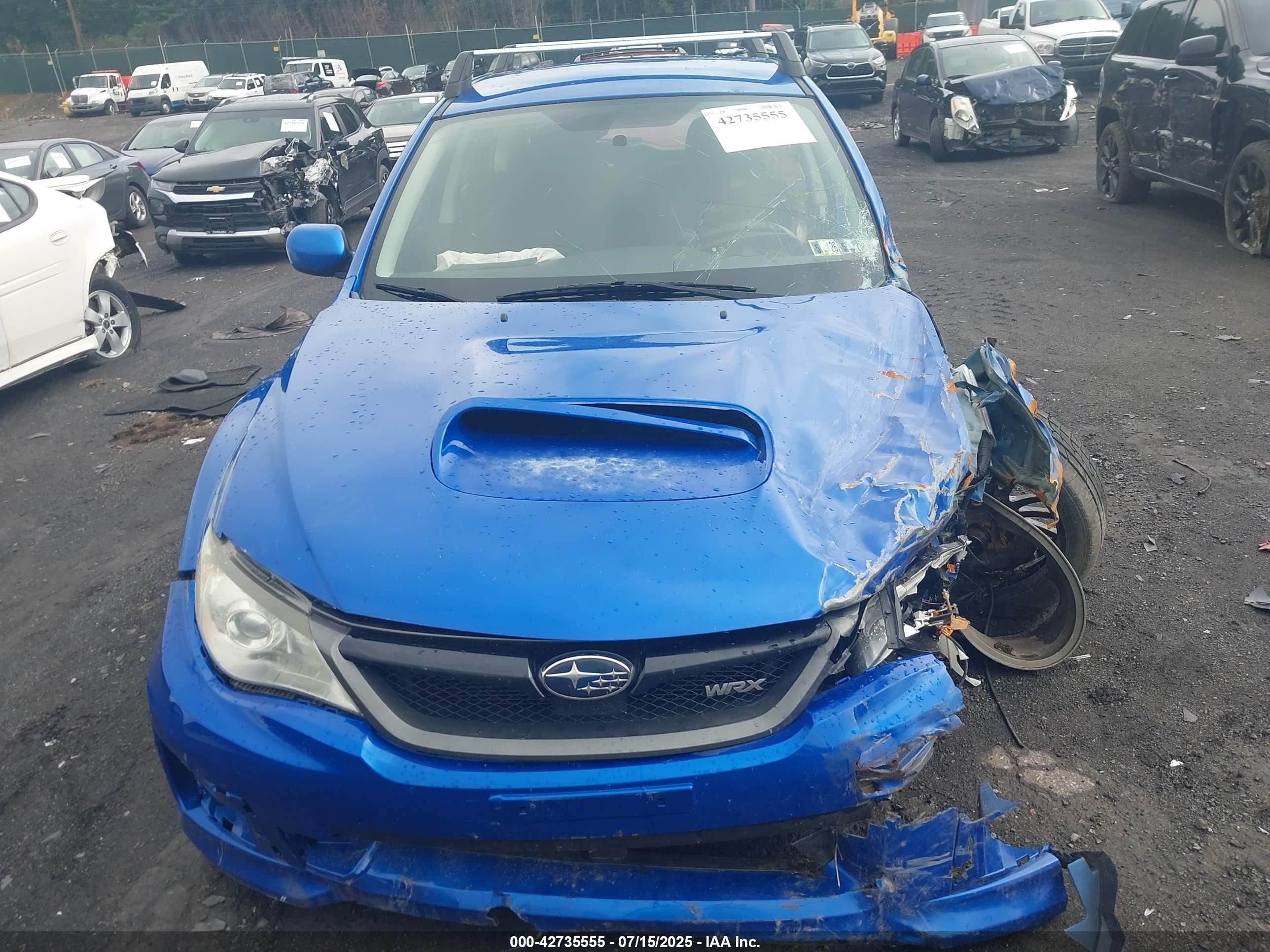2014 Subaru Impreza Wrx   Blue vin: JF1GR7E65EG200029