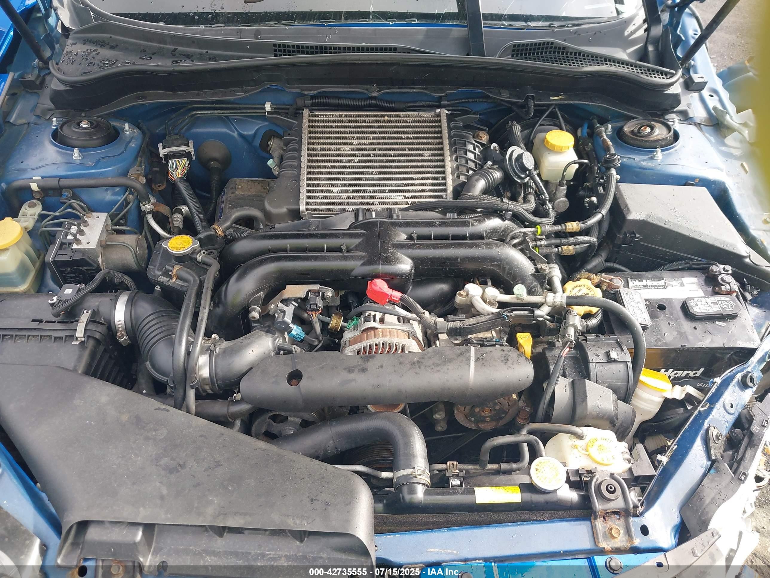 2014 Subaru Impreza Wrx   Blue vin: JF1GR7E65EG200029