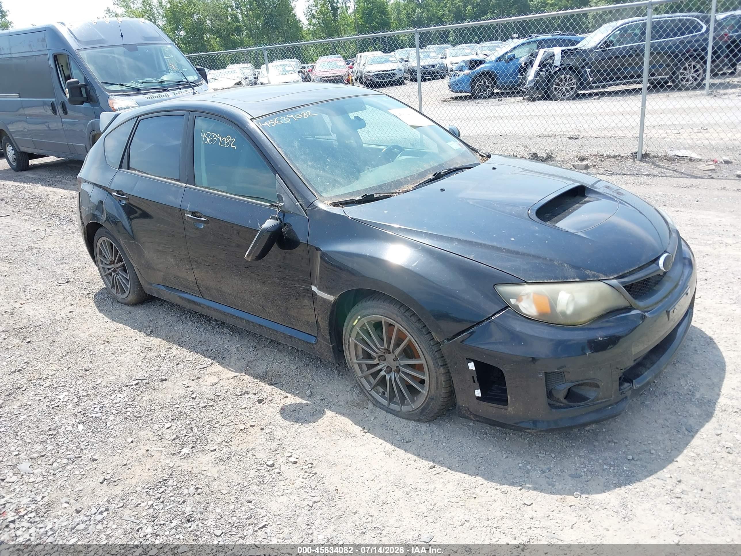 2011 Subaru Impreza Wrx Limited Черный vin: JF1GR7E66BG827558