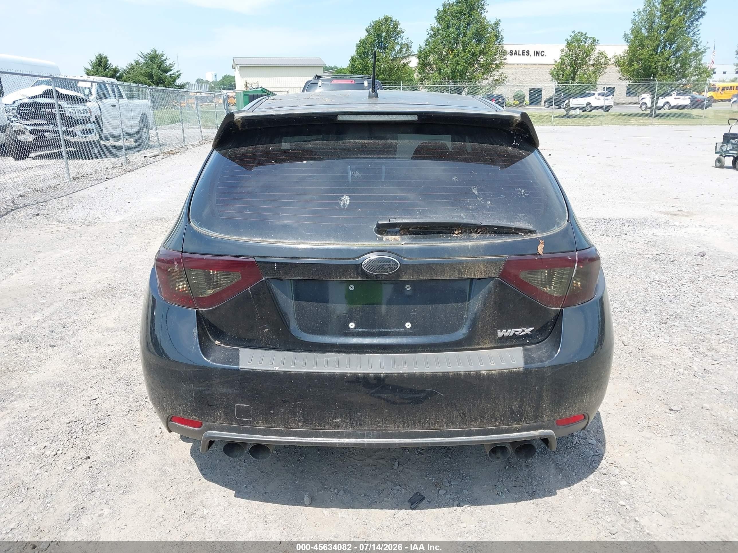 2011 Subaru Impreza Wrx Limited Black vin: JF1GR7E66BG827558