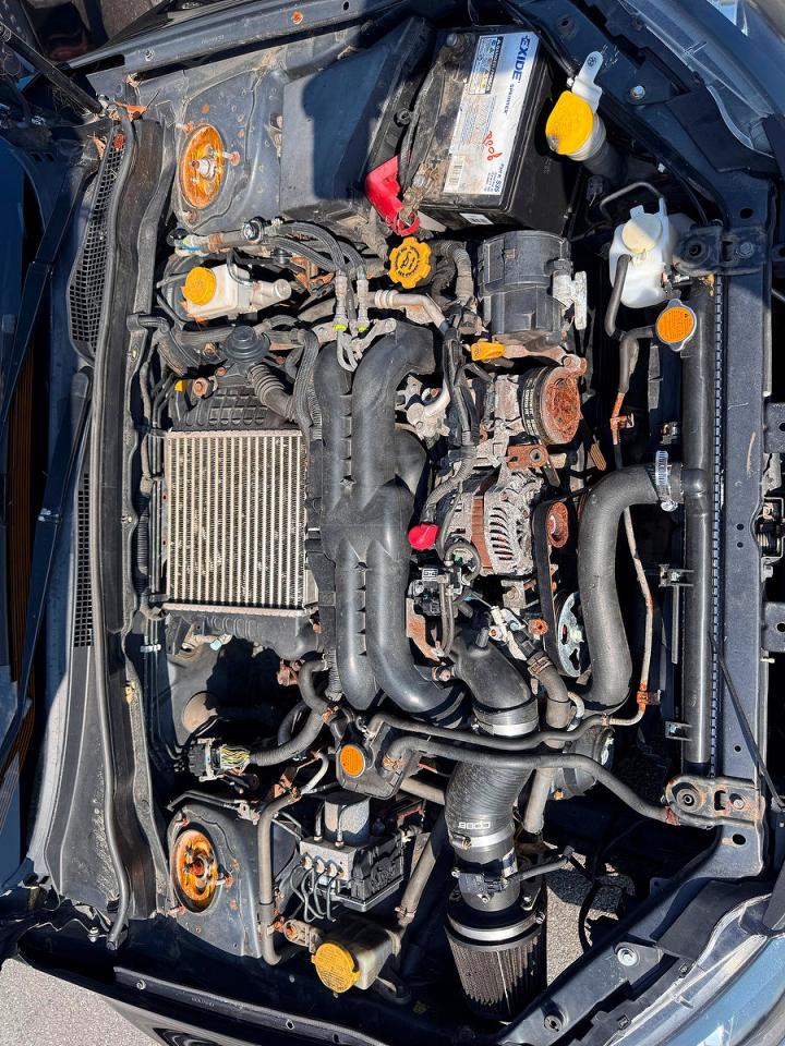 2011 Subaru Impreza Wrx Черный vin: JF1GR7E66BG831979