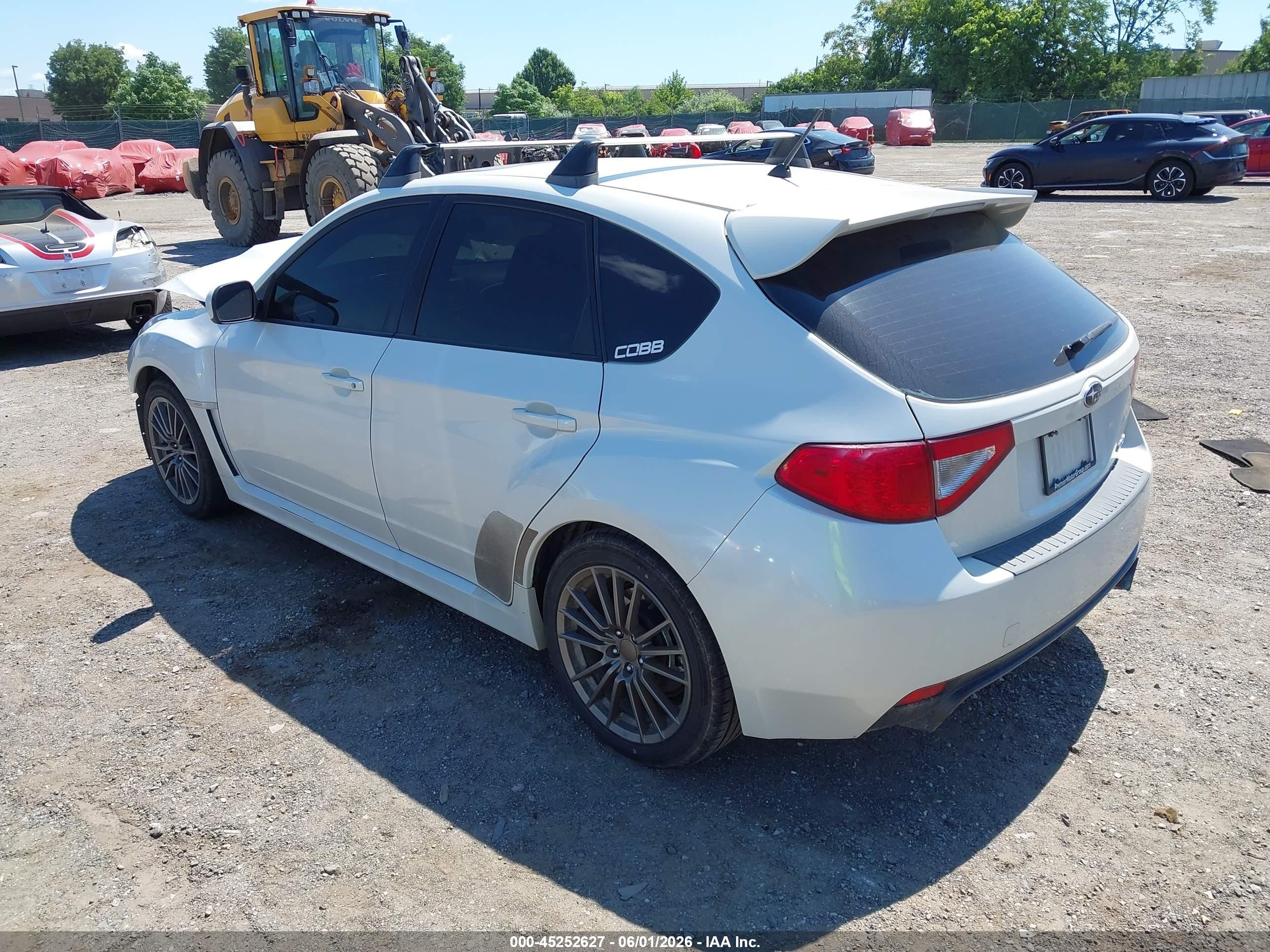 2013 Subaru Impreza Wrx Premium White vin: JF1GR7E66DG805689