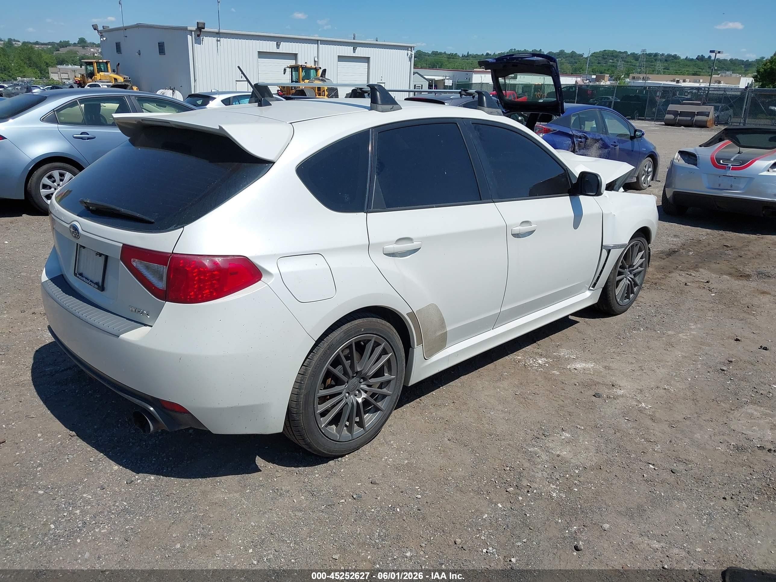 2013 Subaru Impreza Wrx Premium White vin: JF1GR7E66DG805689