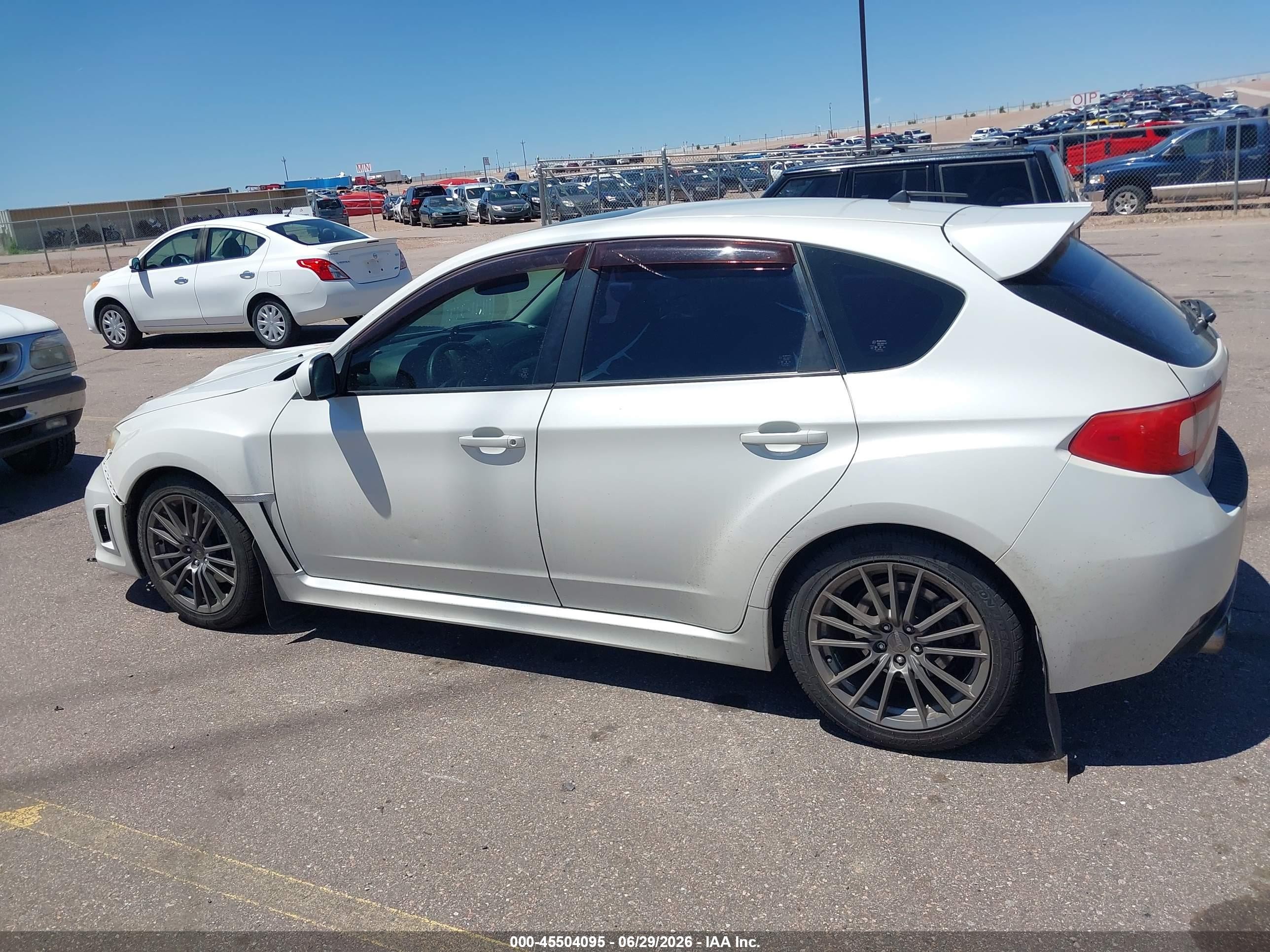 2013 Subaru Impreza Wrx Limited White vin: JF1GR7E66DG818331
