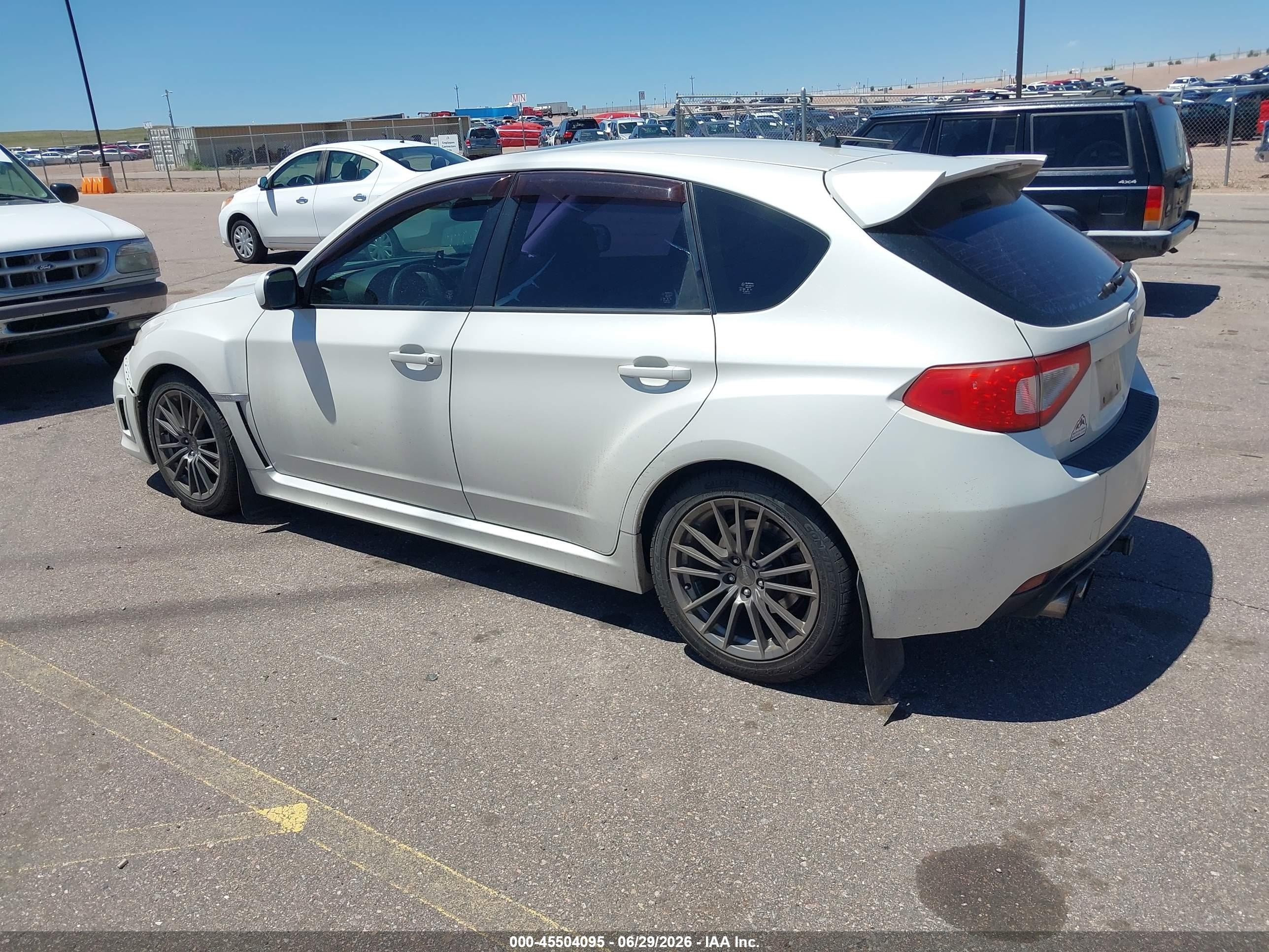 2013 Subaru Impreza Wrx Limited White vin: JF1GR7E66DG818331