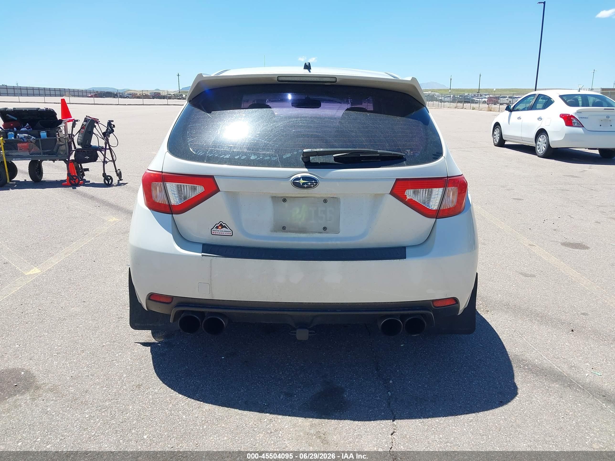 2013 Subaru Impreza Wrx Limited White vin: JF1GR7E66DG818331
