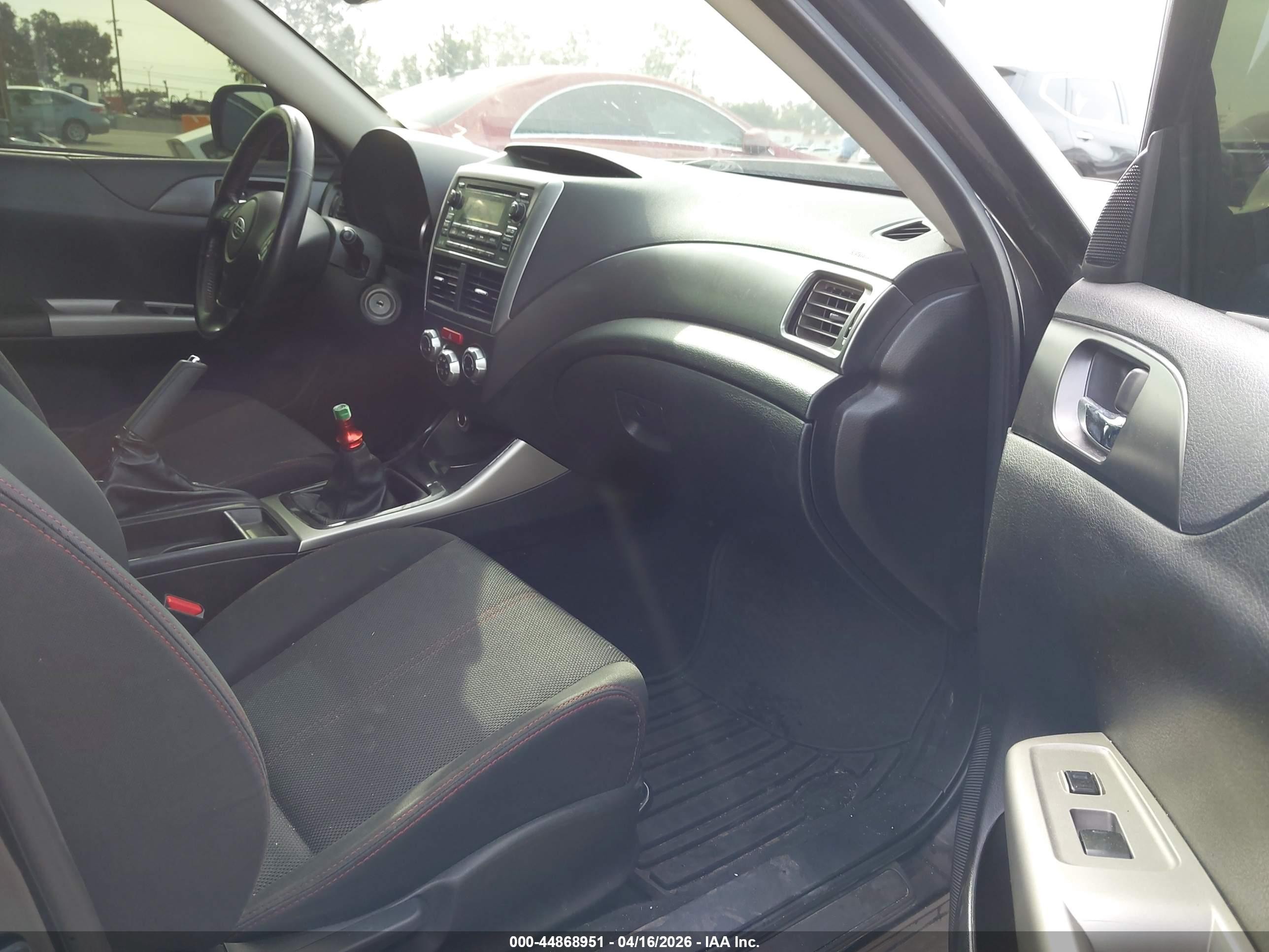 2013 Subaru Impreza Wrx   Черный vin: JF1GR7E66DG837154